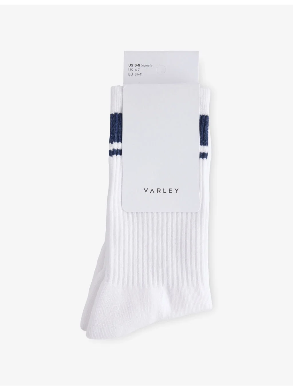 Lamar Club Stripe-Trim Cotton-Blend Sockd - 1