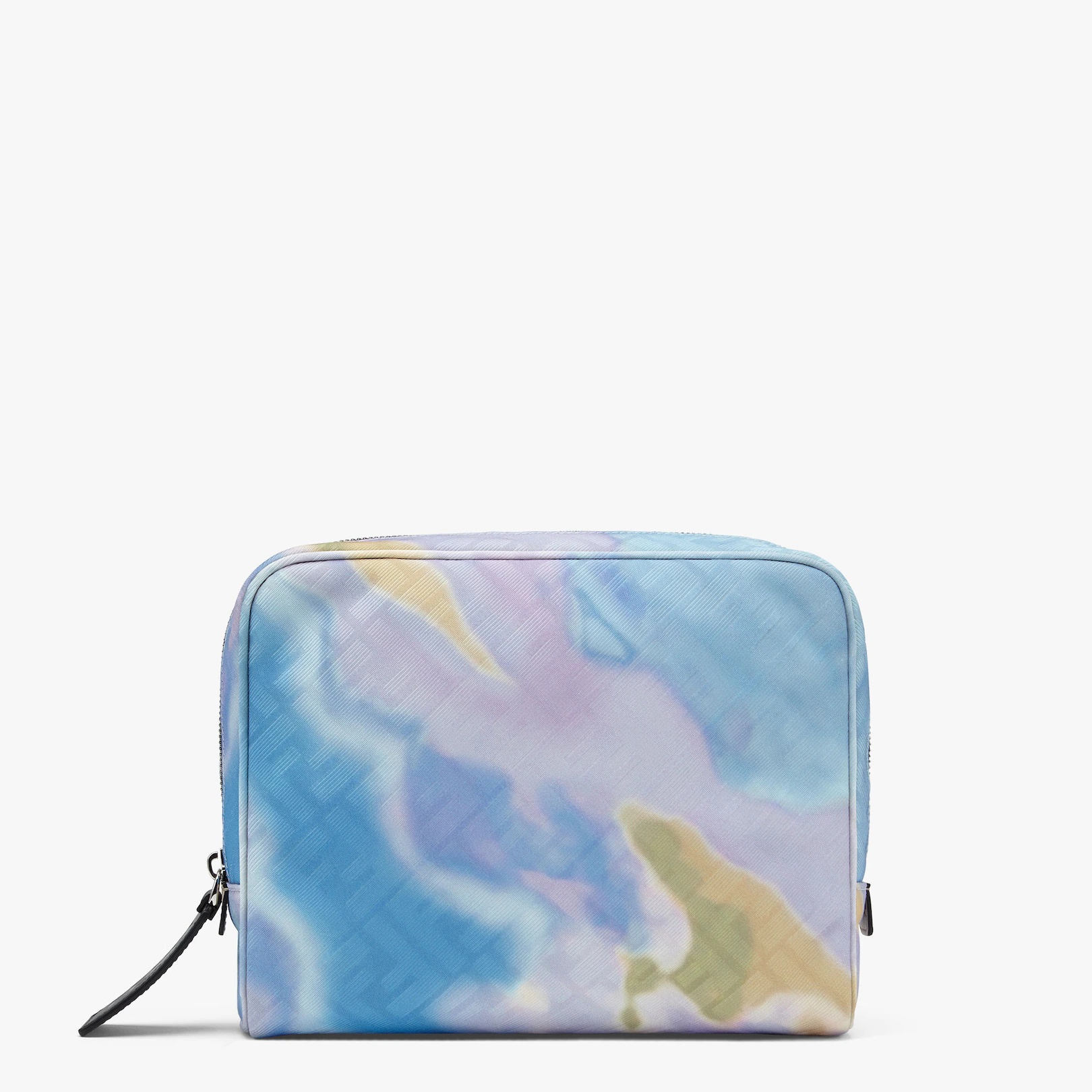 Light blue fabric toiletry bag 1