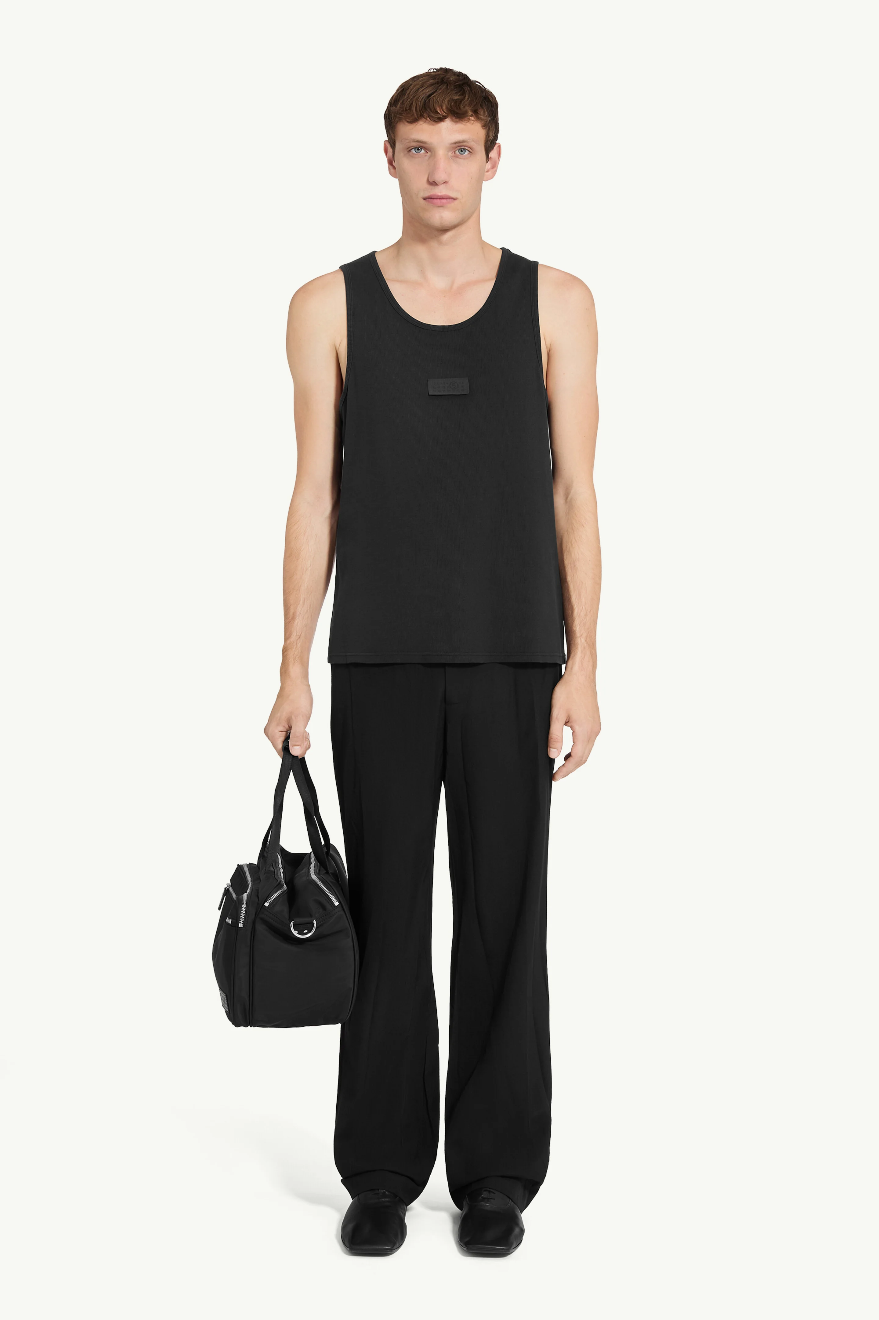 Ribbed jersey tank top - 1