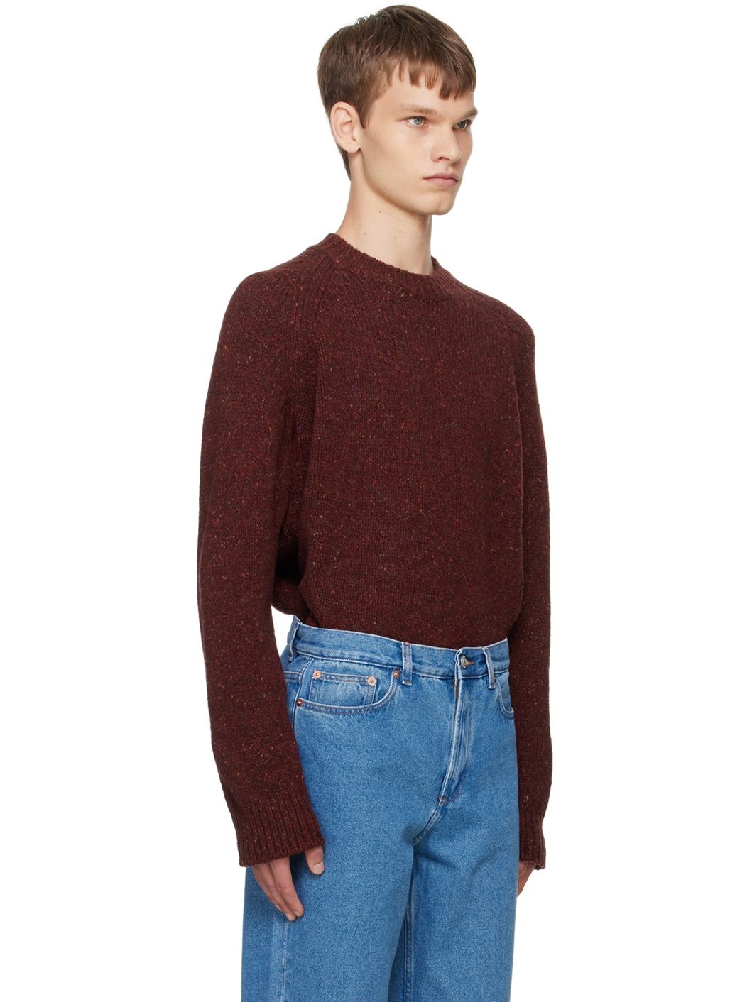 Burgundy Harris Sweater - 2