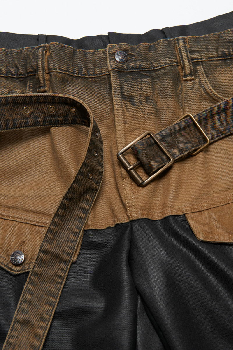 Wool blend trousers - Black/Black 6