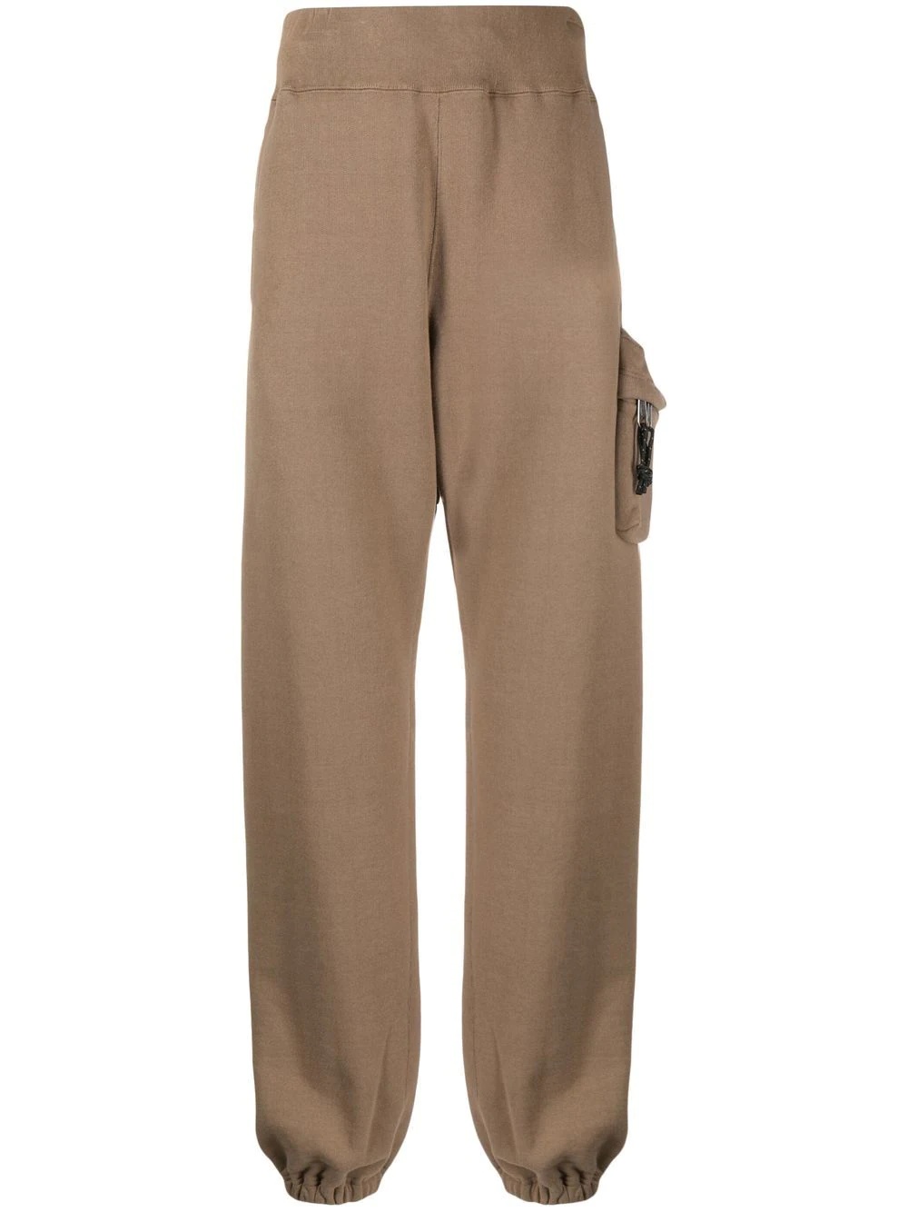 zip-pocket track pants - 1