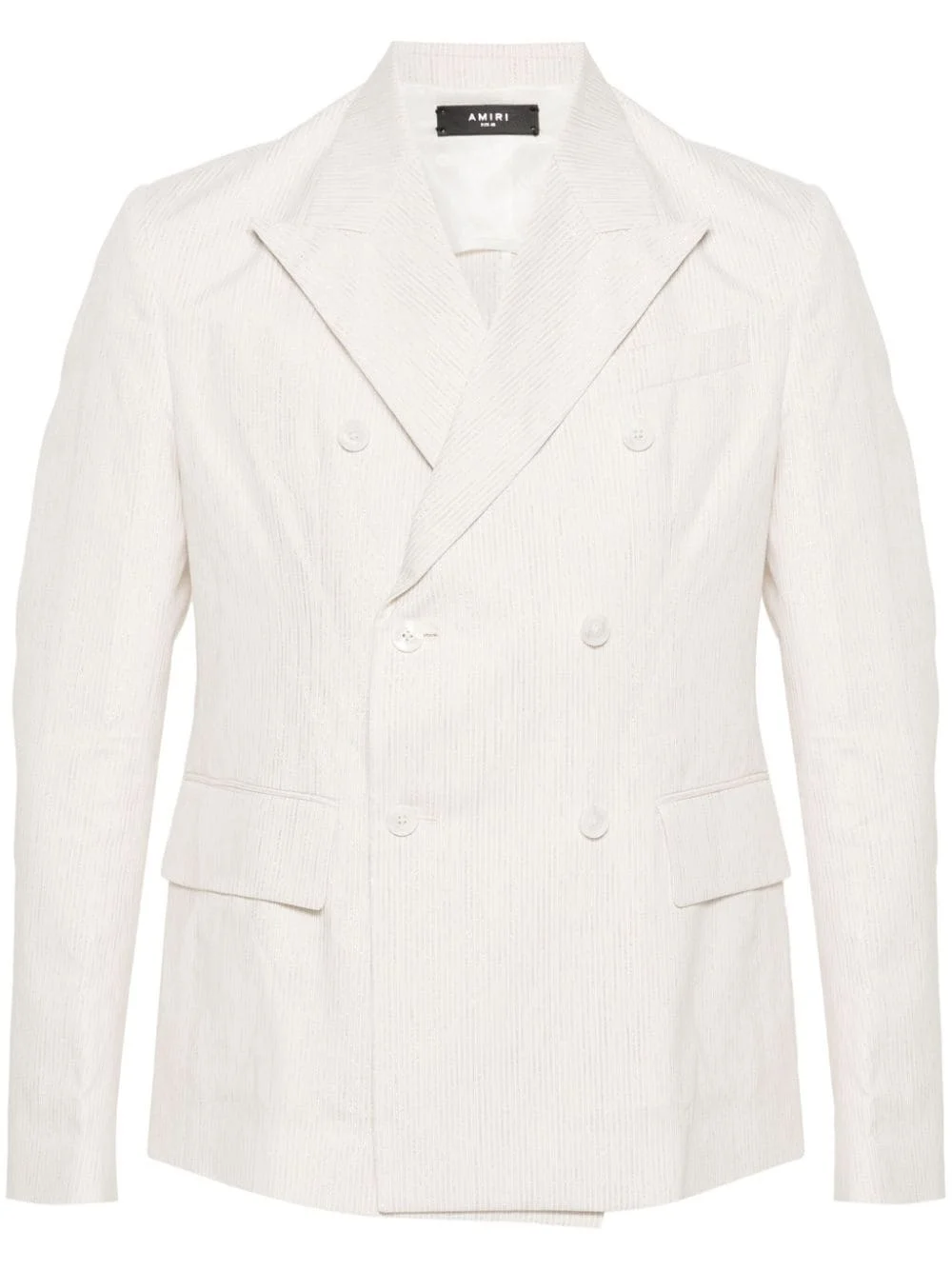 metallic-threading blazer - 1