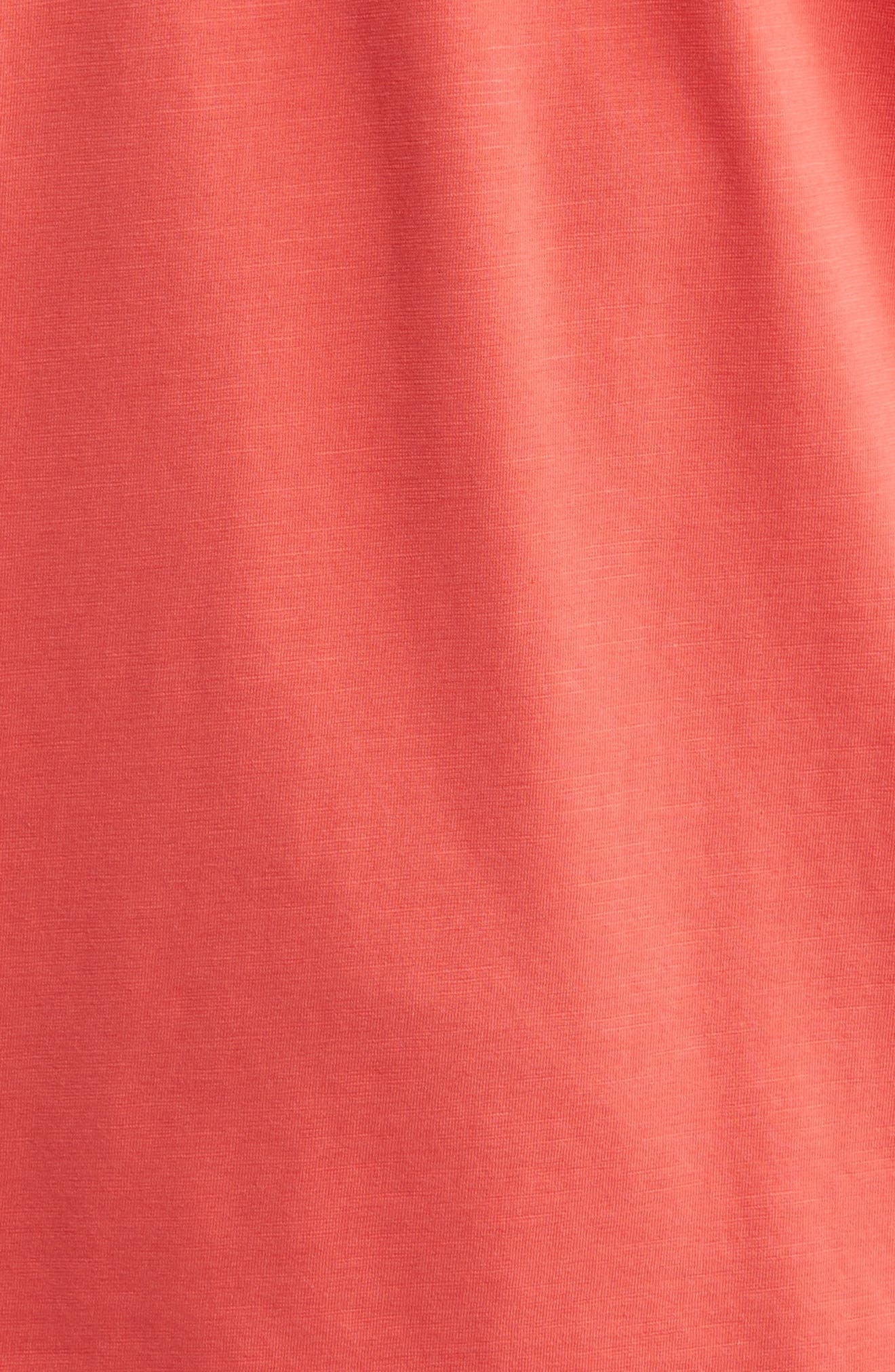HUGO Dekok Zip Polo in Medium Red at Nordstrom - 6