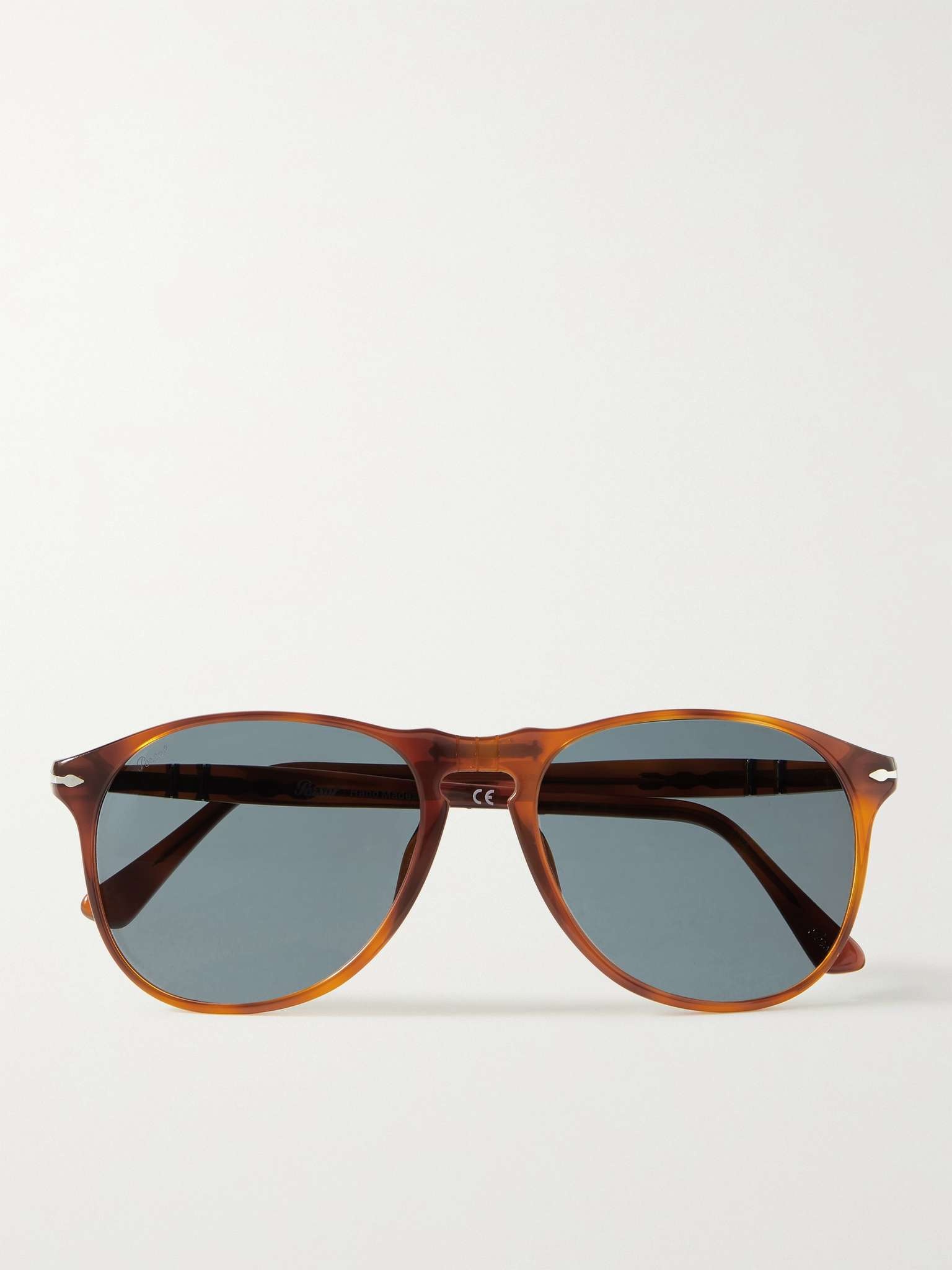 D-Frame Tortoiseshell Acetate Sunglasses - 1