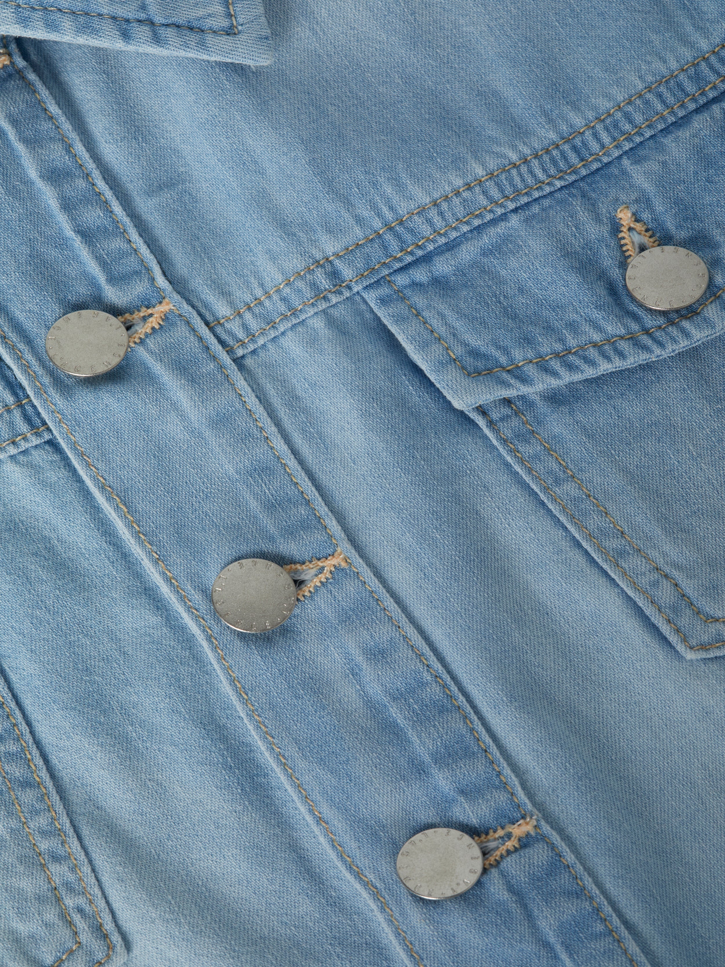 Koda Cropped Chambray Jacket - 7