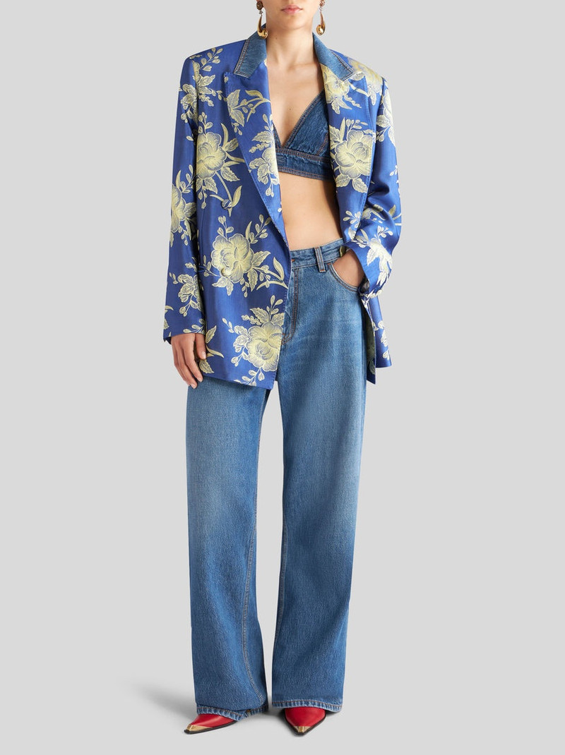 DOUBLE-BREASTED JACQUARD JACKET 4