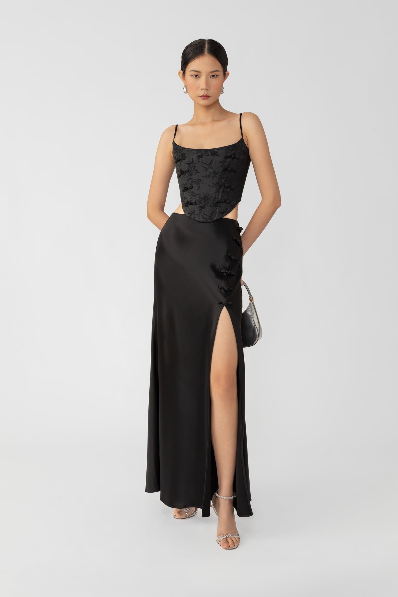 PIA SATIN SKIRT - 3