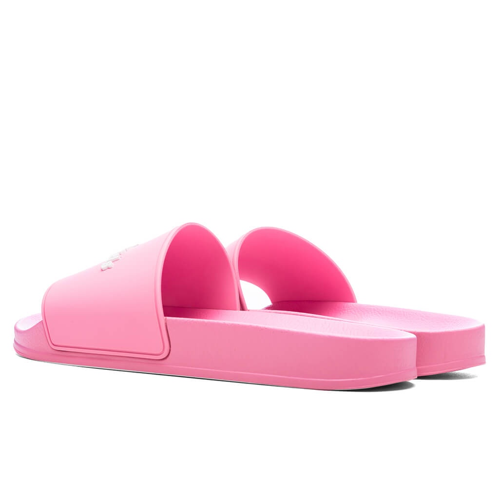 CLASSIC LOGO POOL SLIDER - FUCHSIA FLUORESCENT - 3