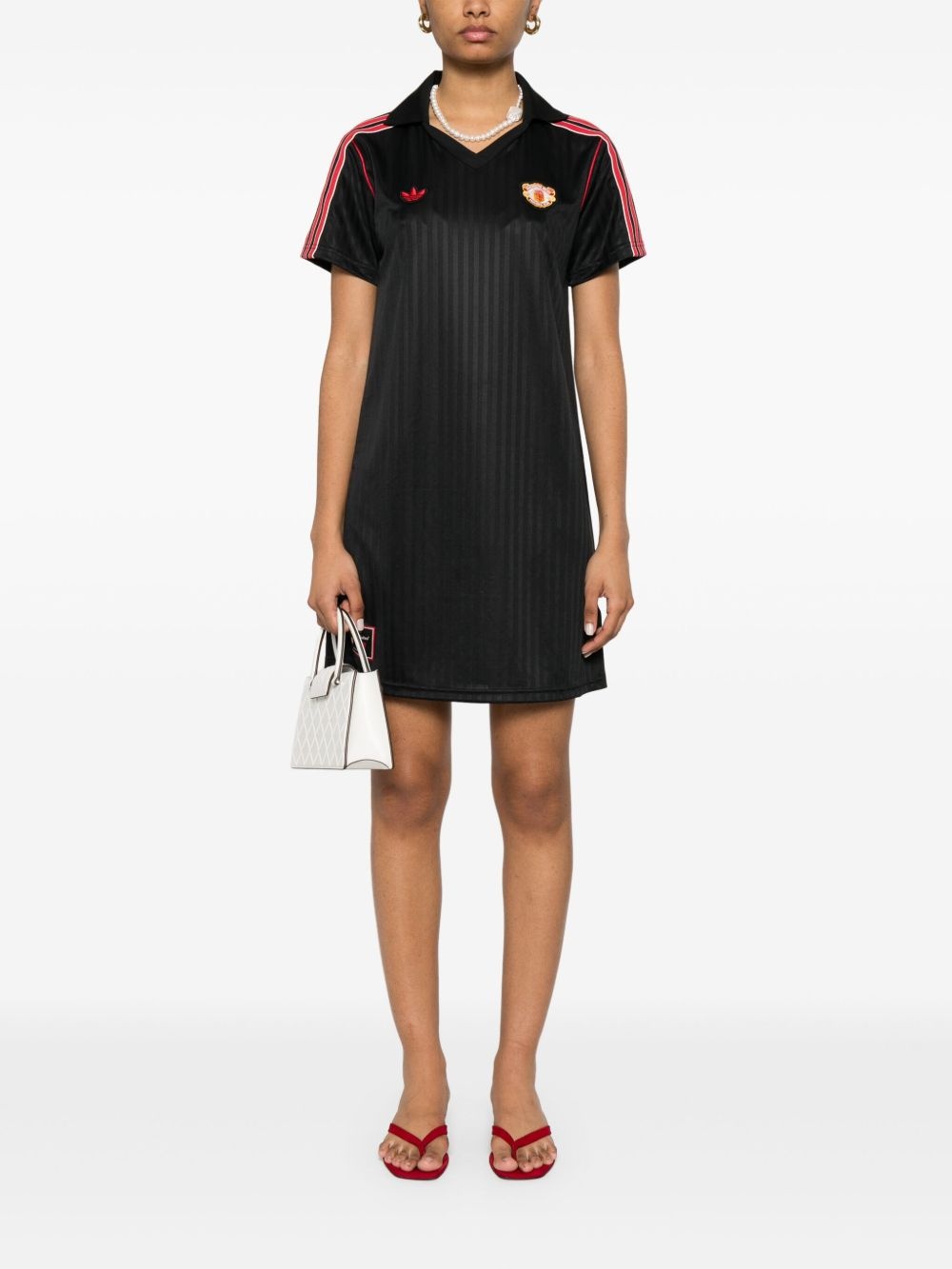 x Manchester United herringone mini dress - 2