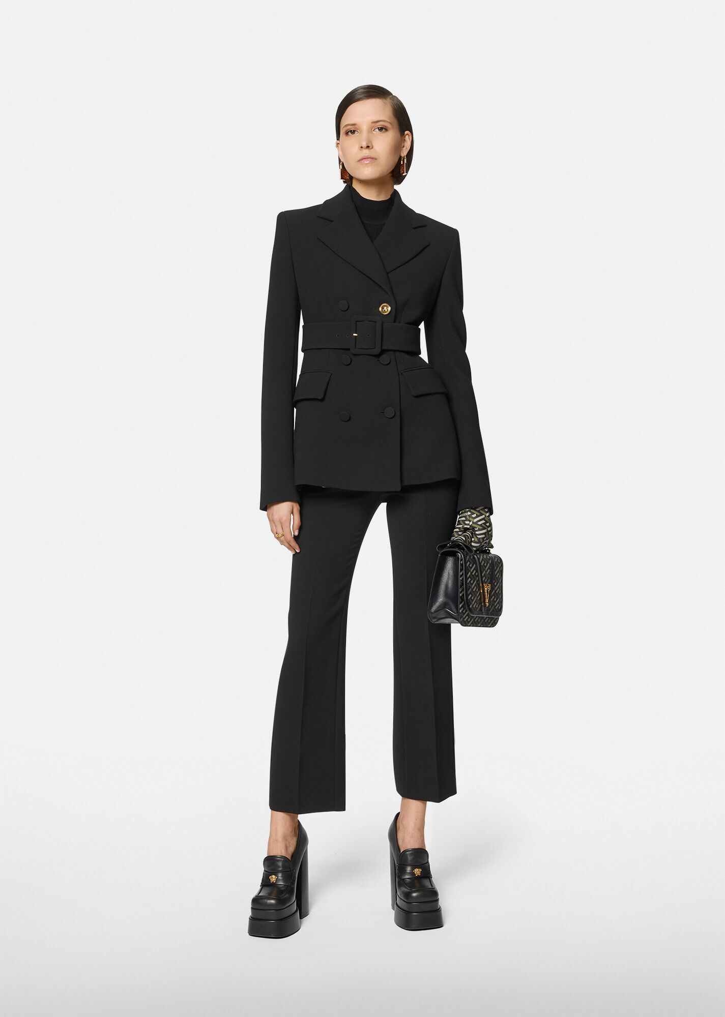 La Greca Accent Wool Sweater - 4