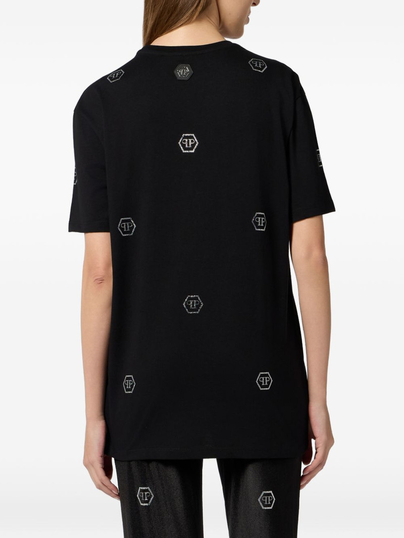 crystal-monogram T-shirt 4