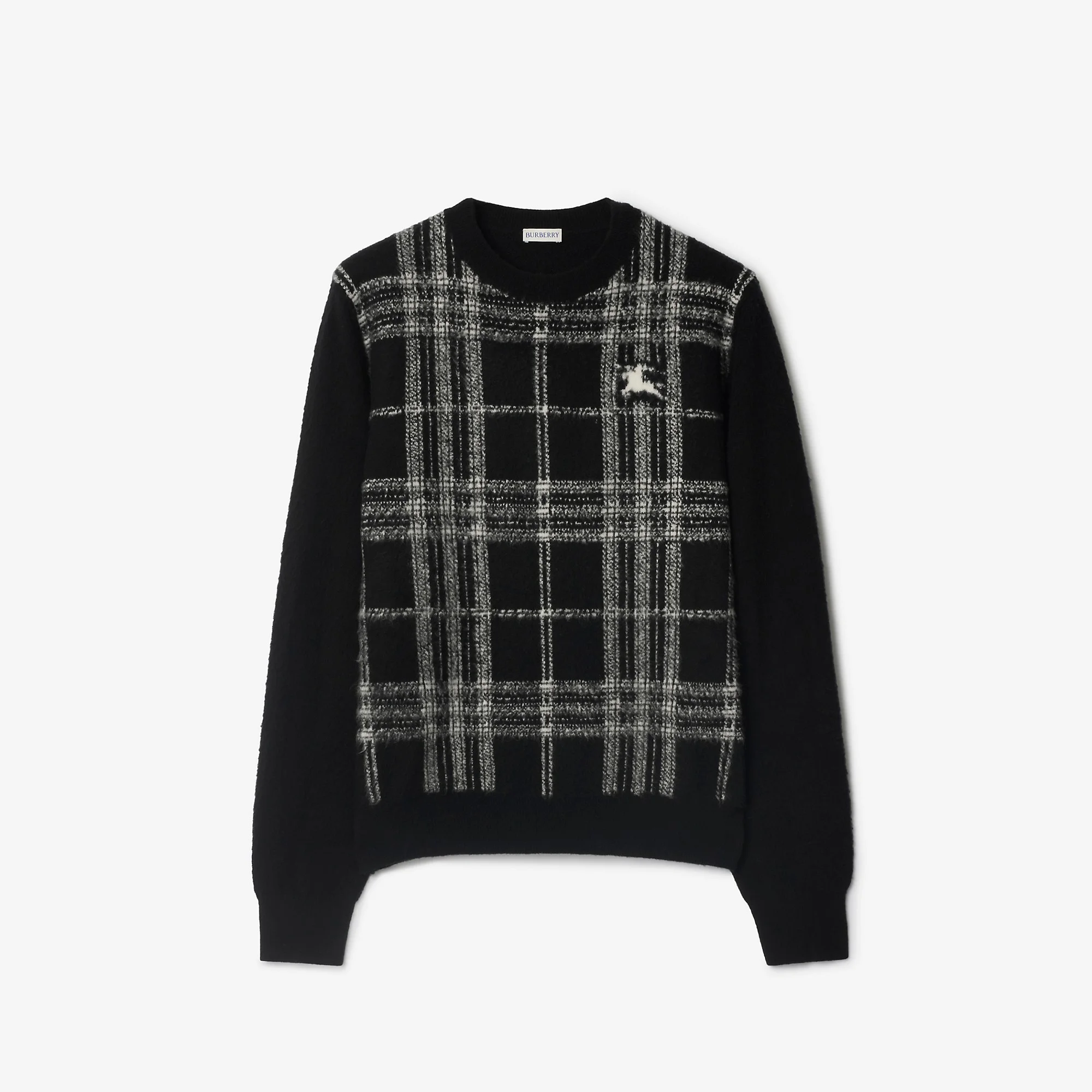 Check Wool Sweater - 1