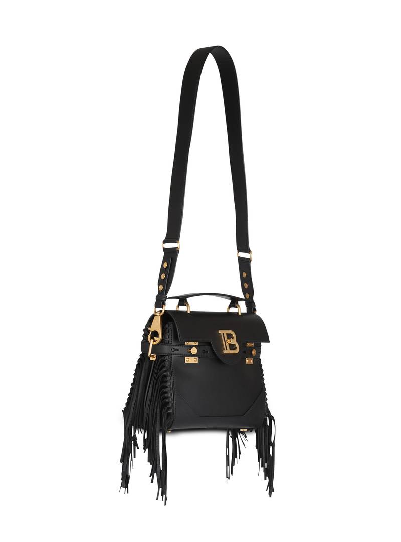 Smooth leather B-Buzz 23 bag with fringe 4