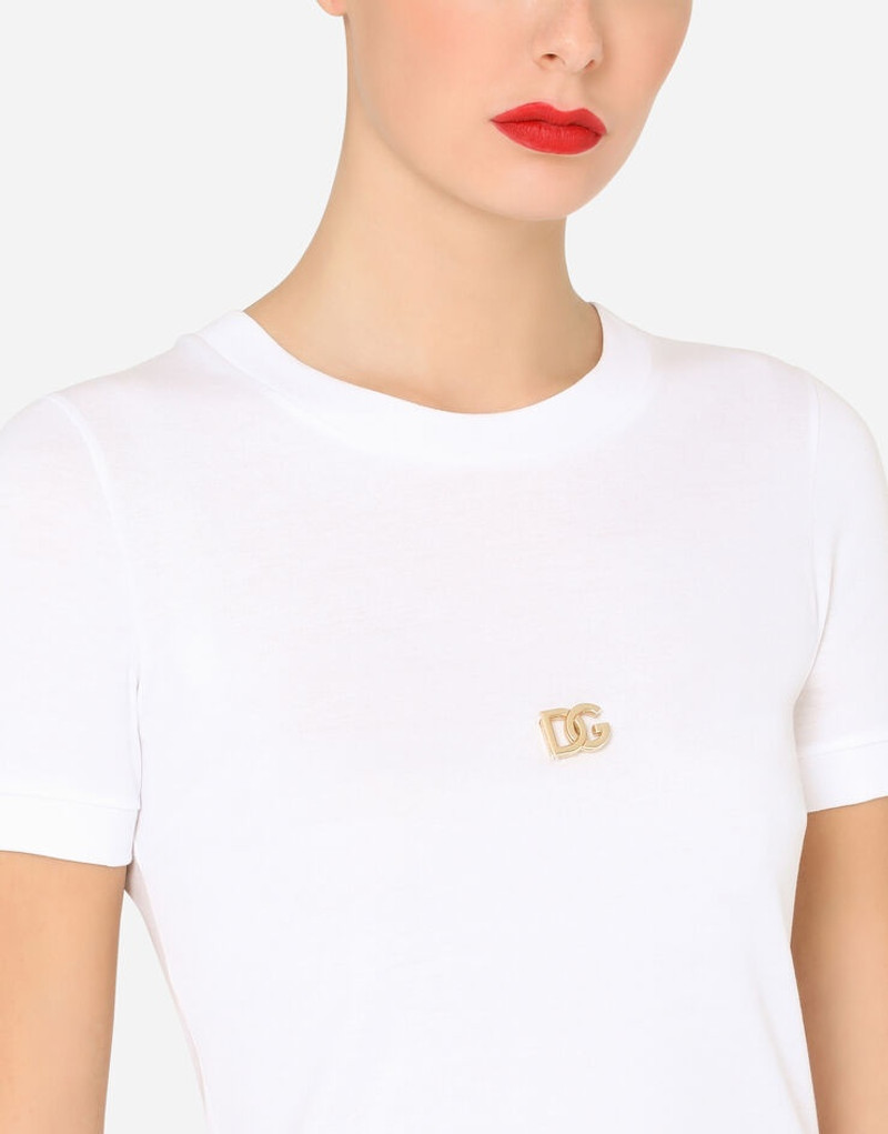 Short-sleeved jersey t-shirt with DG logo 4