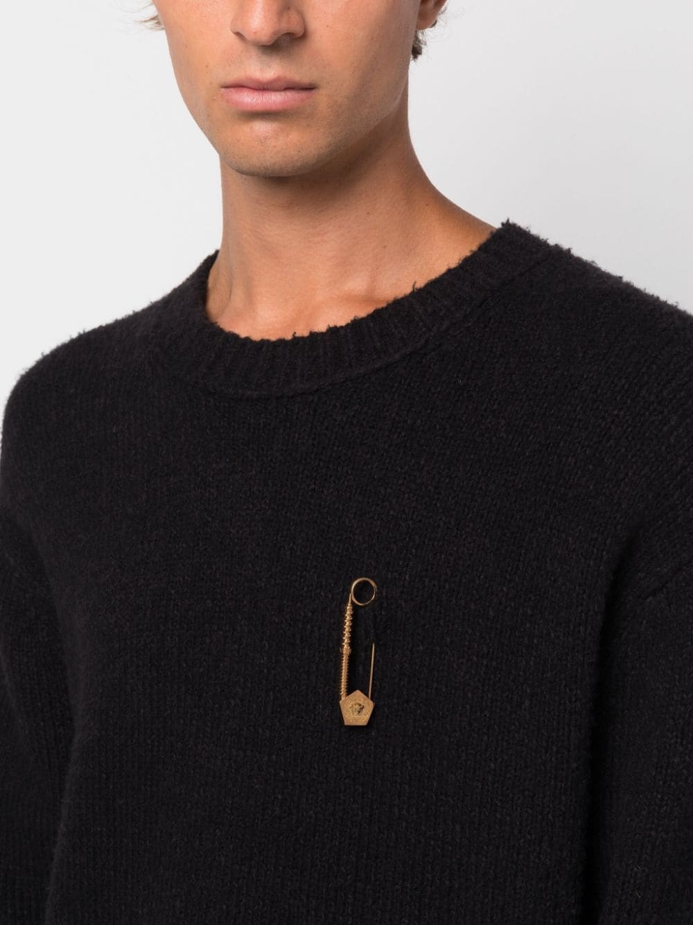 Medusa Safety Pin brooch - 2