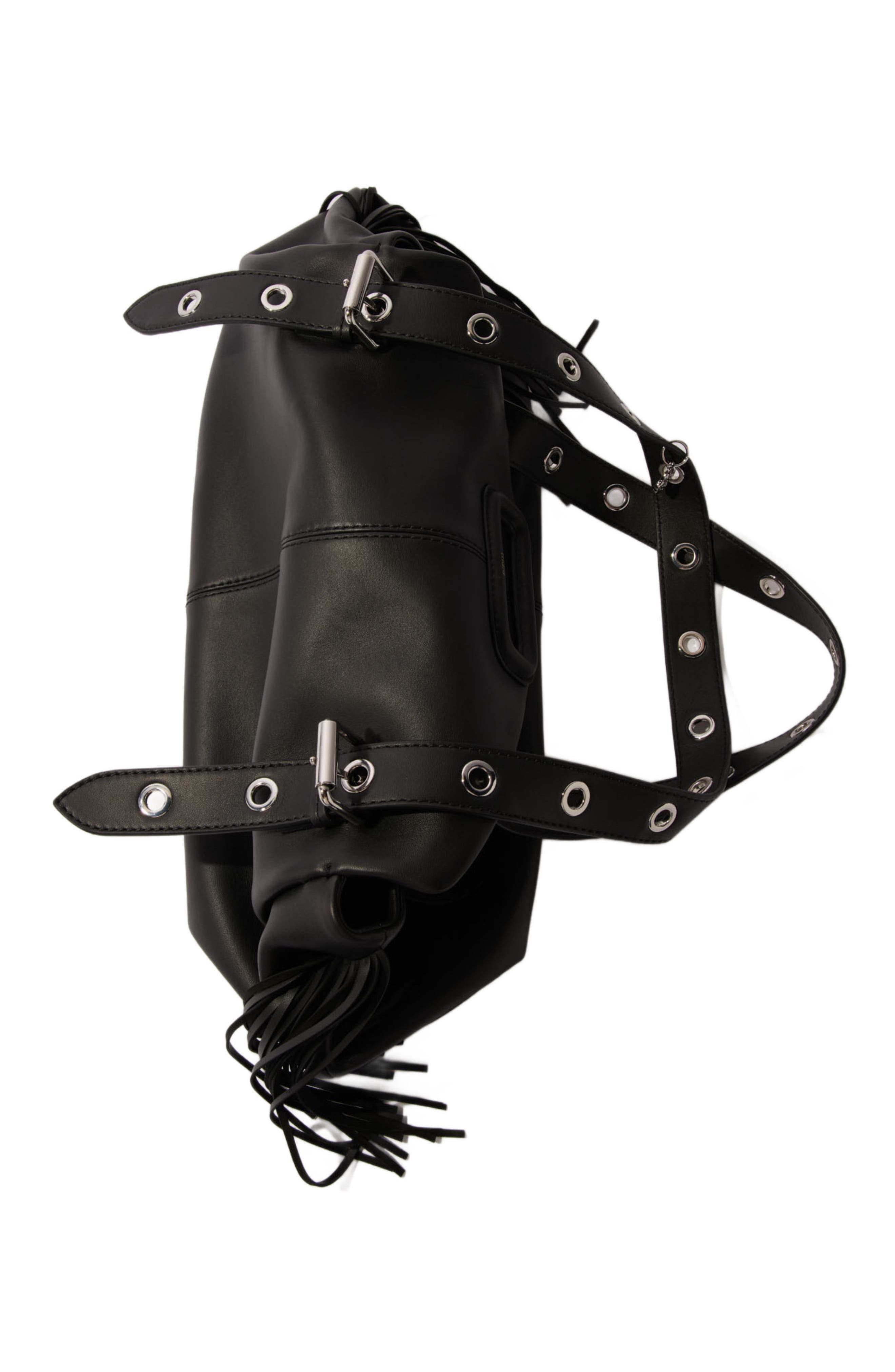 maje Plain leather Miss M XL bag in Black at Nordstrom - 6