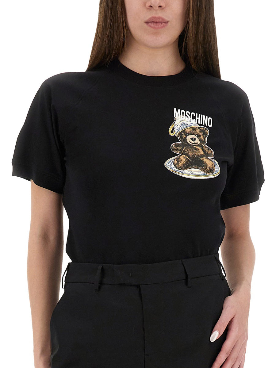 T-Shirt With "Teddy" Print - 4