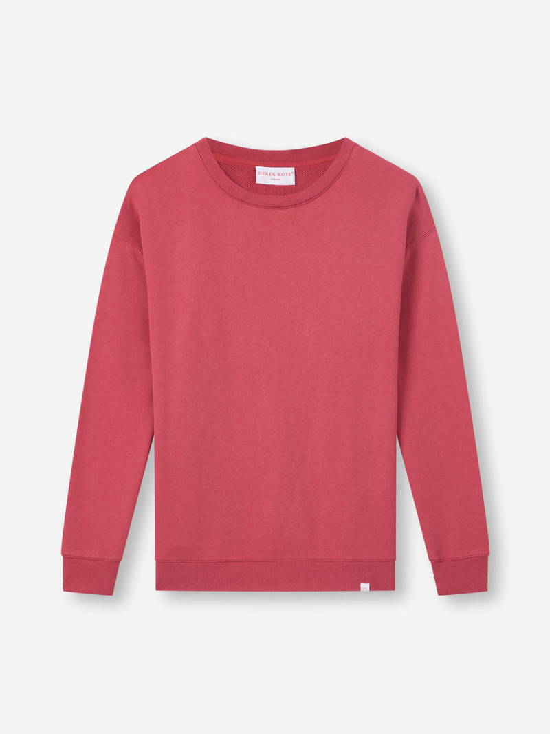 Women's Sweatshirt Quinn Cotton Modal Garnet Red 4