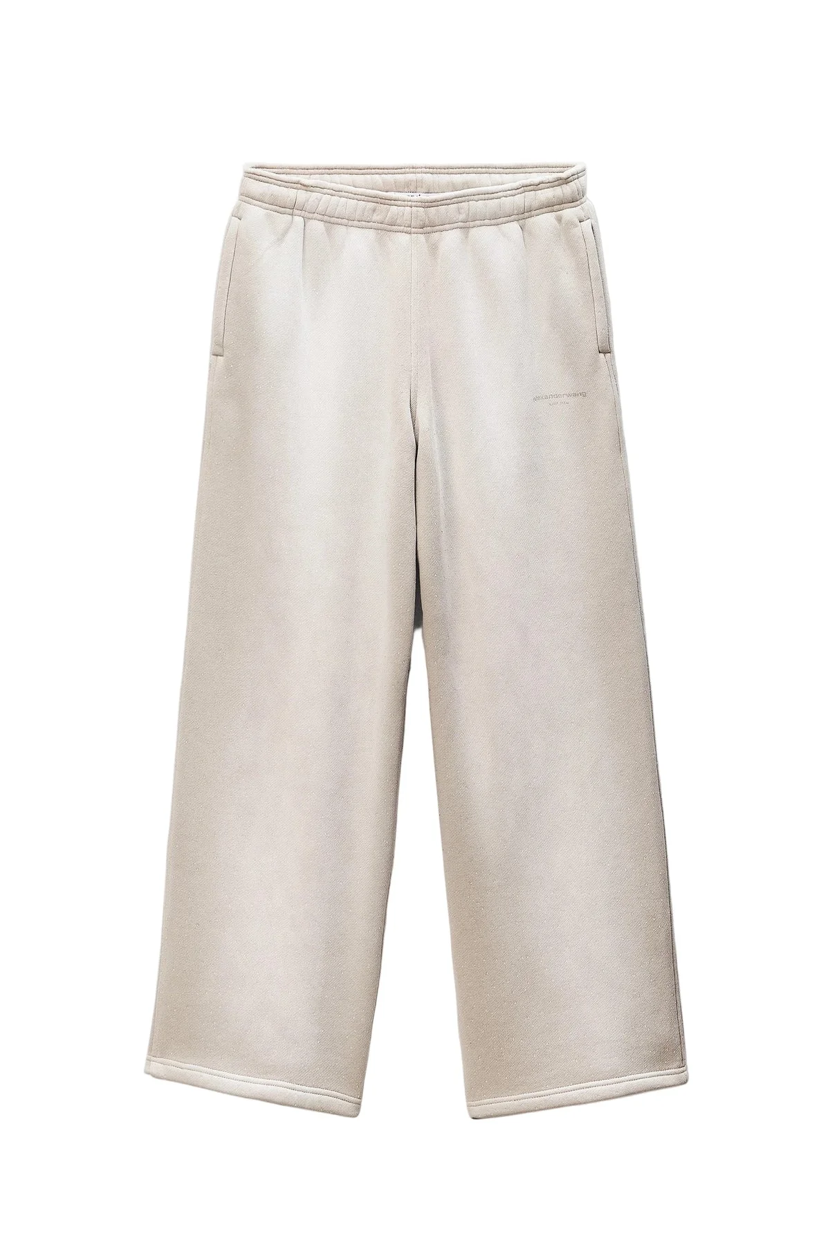 MID-RISE SWEATPANTS W/ALLOVER HOTFIX (WASHED KHAKI) - 1