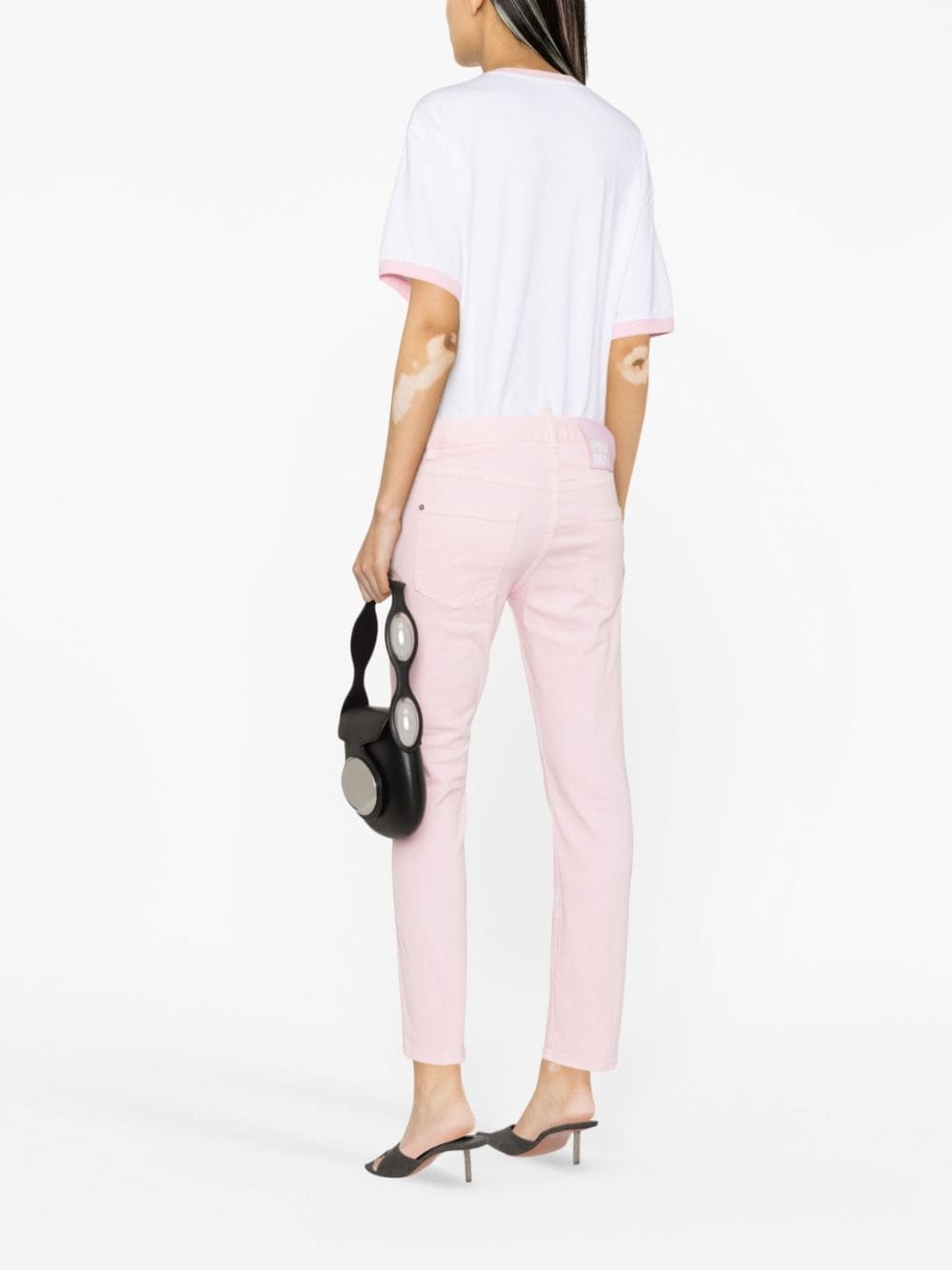 low-rise tapered jeans - 4