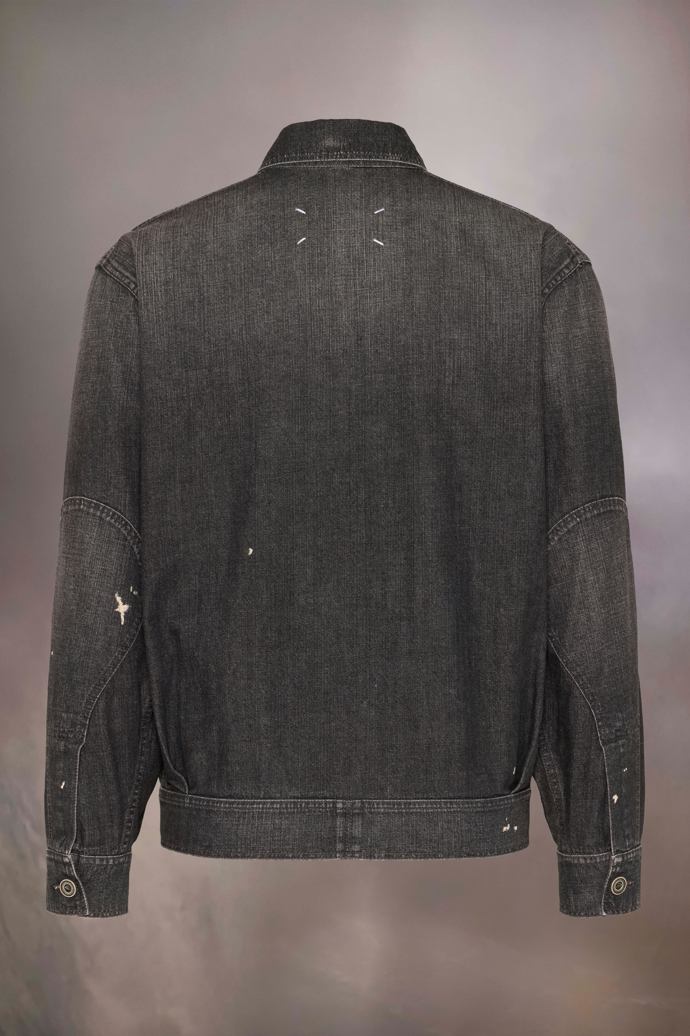 Distressed denim jacket - 4