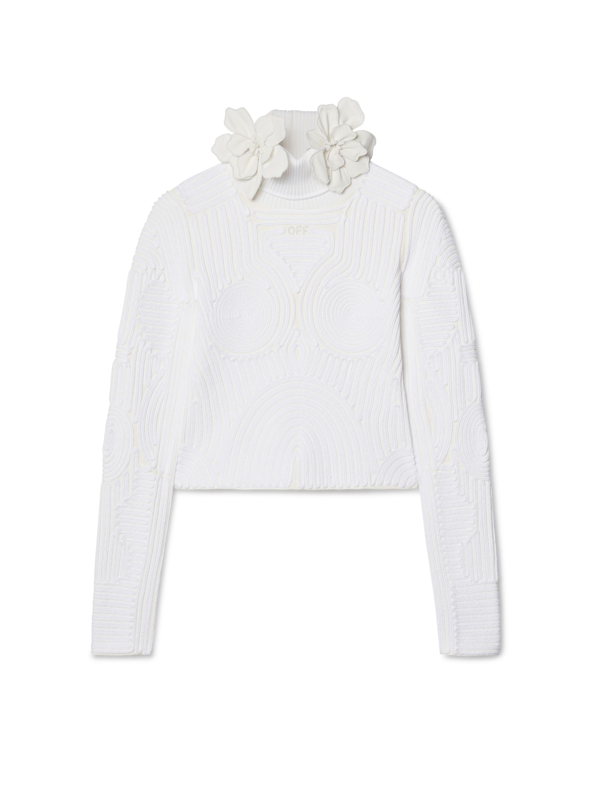 Flower Vortix Cor Embr Top - 1