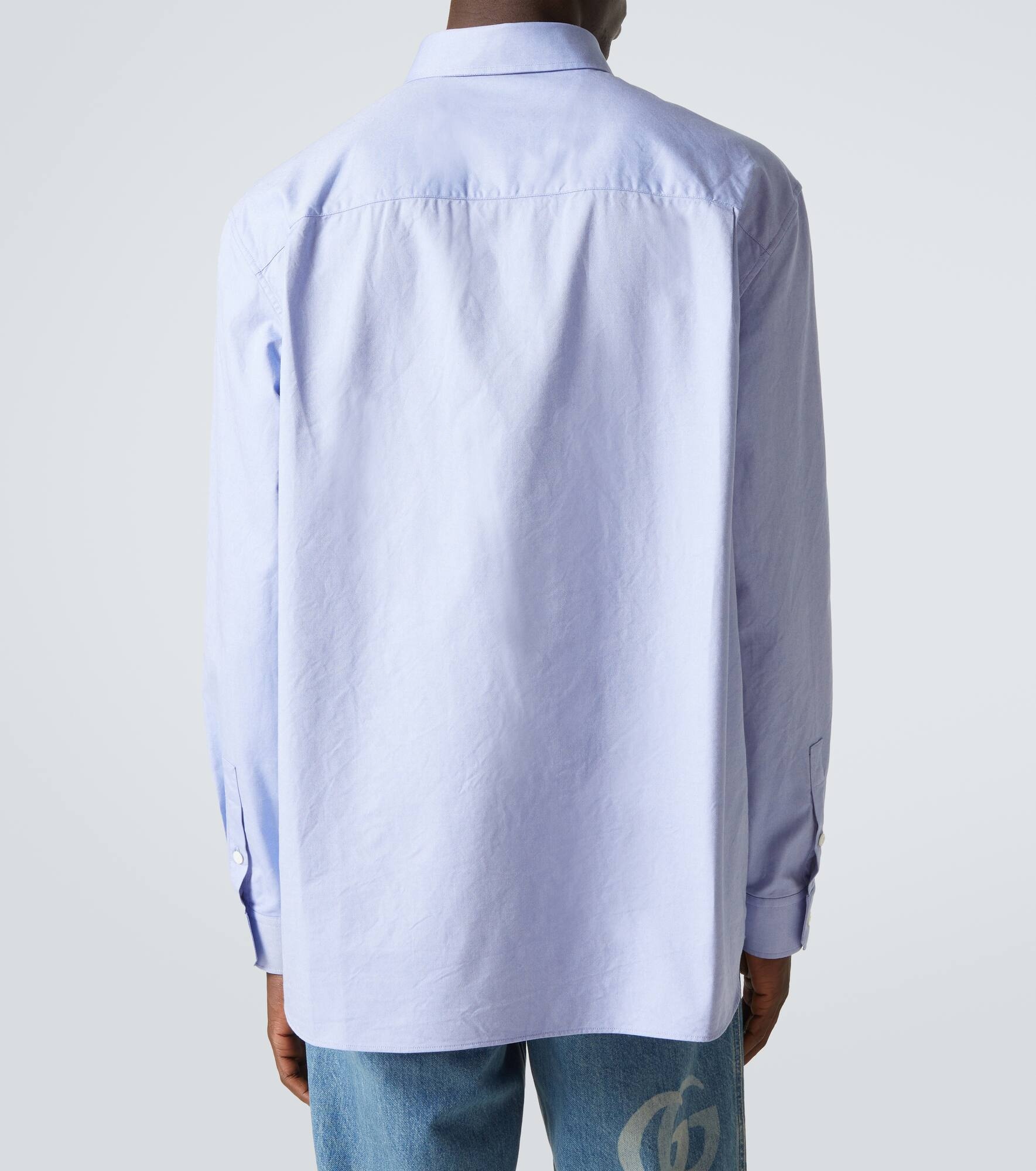 GG cotton Oxford shirt - 4