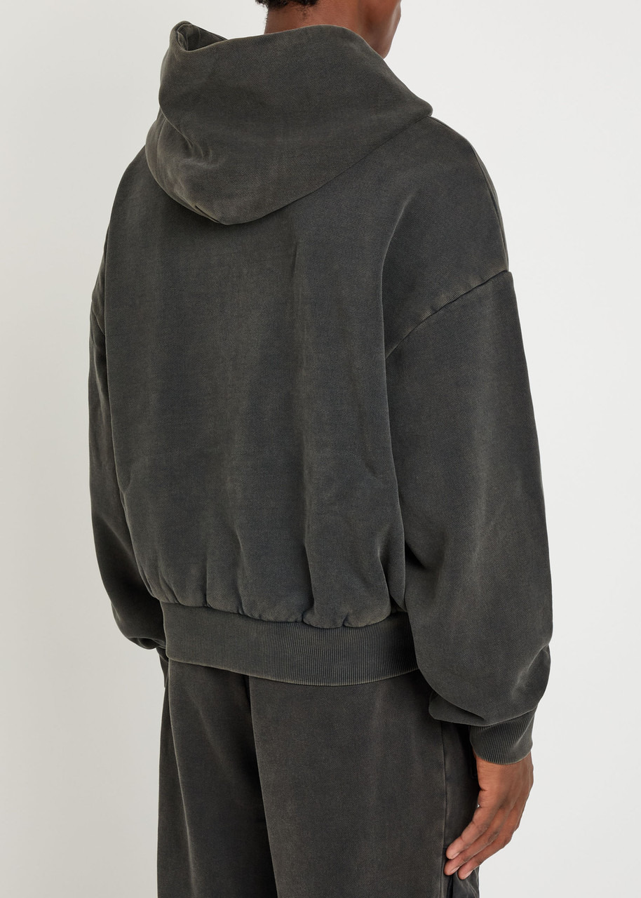 Entire Studios Thermal Hooded Cotton Sweatshirt - 3