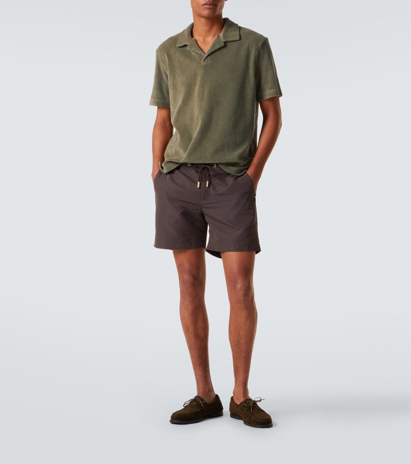 ORLEBAR BROWN Terry Resort cotton terry polo shirt outlook