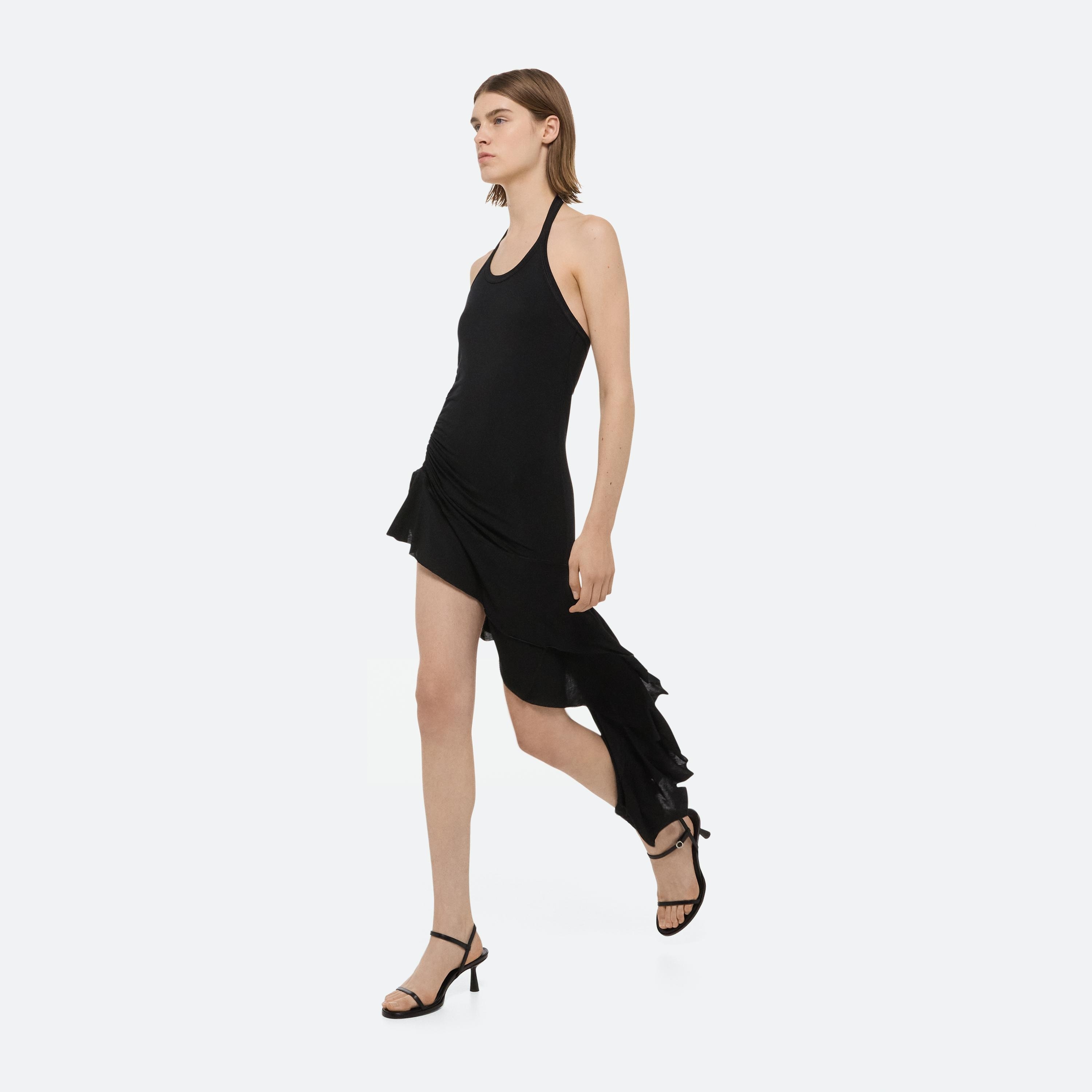 WIND HALTER DRESS - 7