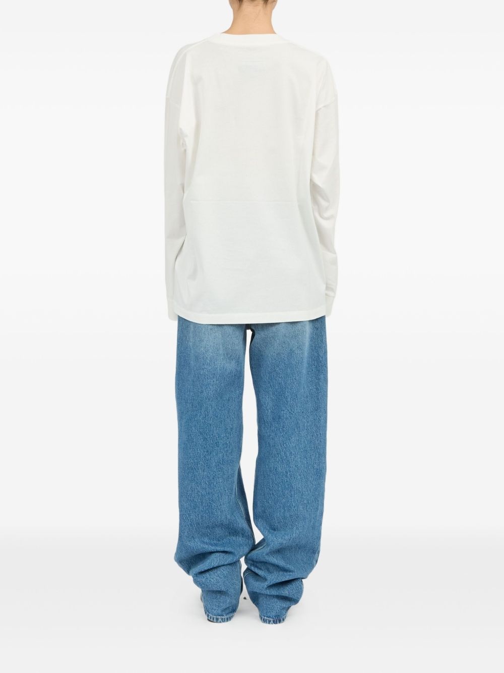 logo-print long-sleeve T-shirt - 6