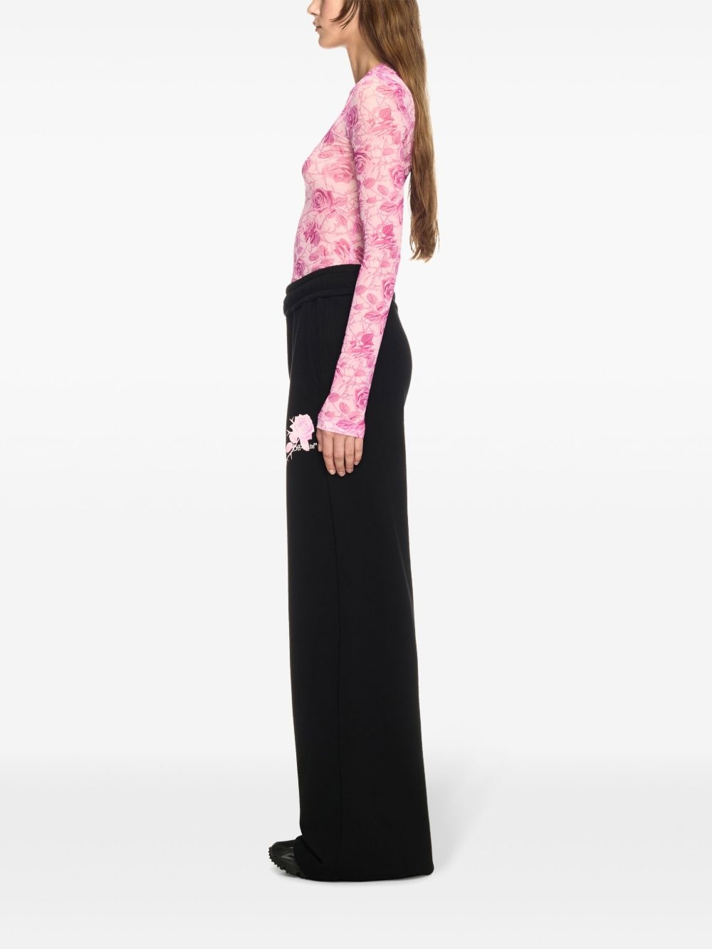 Off Stamp Roses top - 3