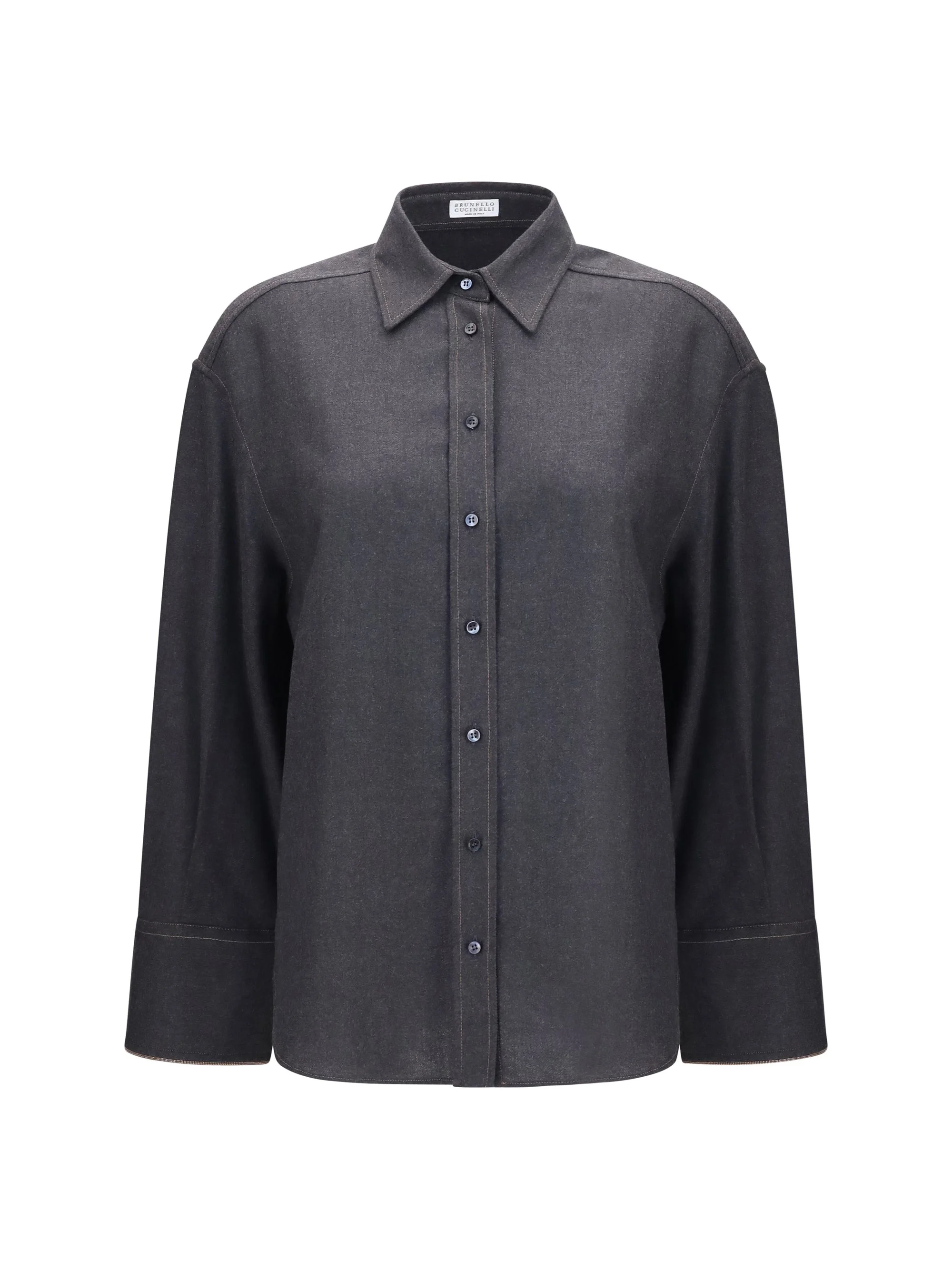 Brunello Cucinelli Virgin Wool Shirt - 1