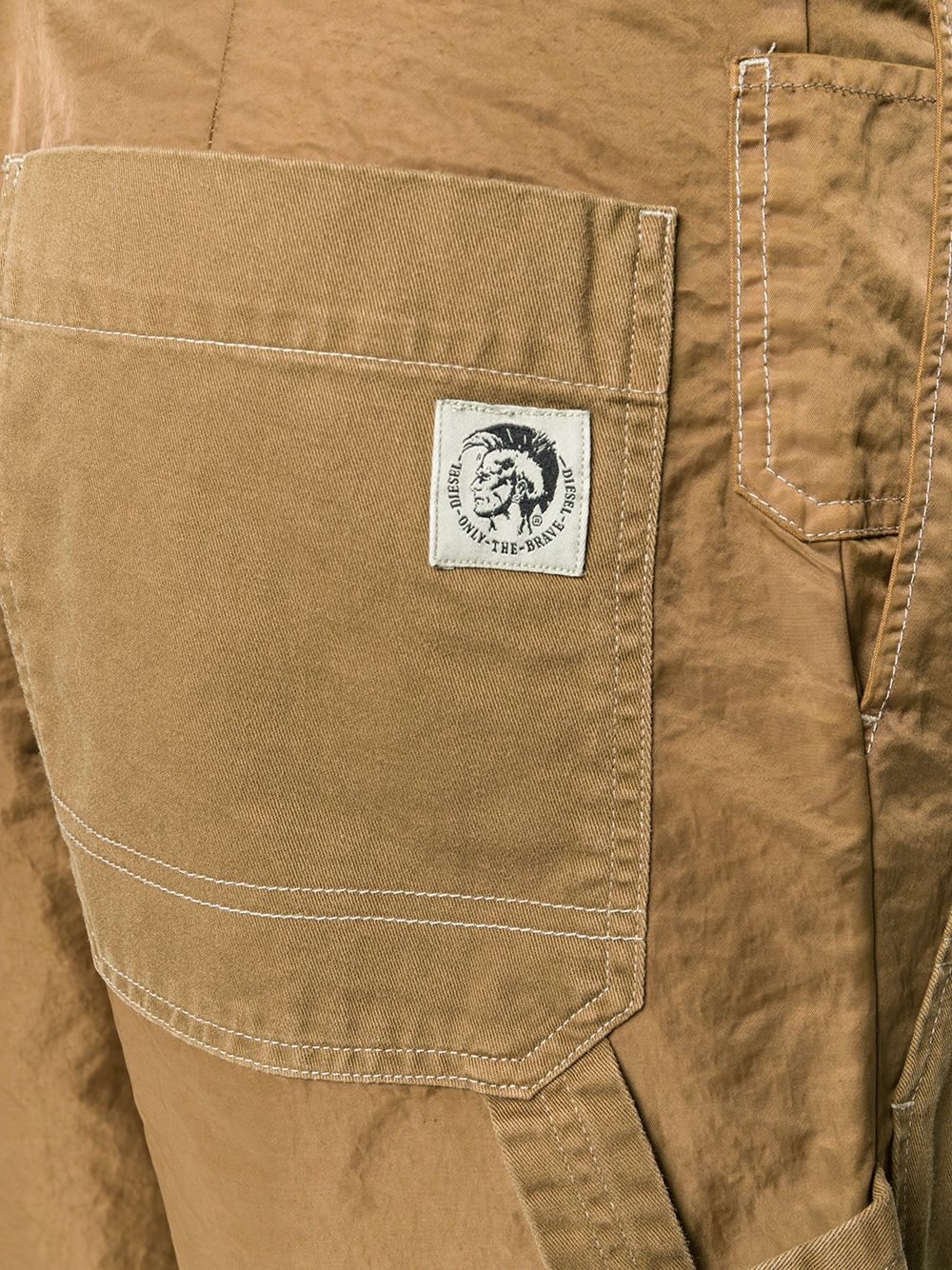 utility patch detail shorts - 5