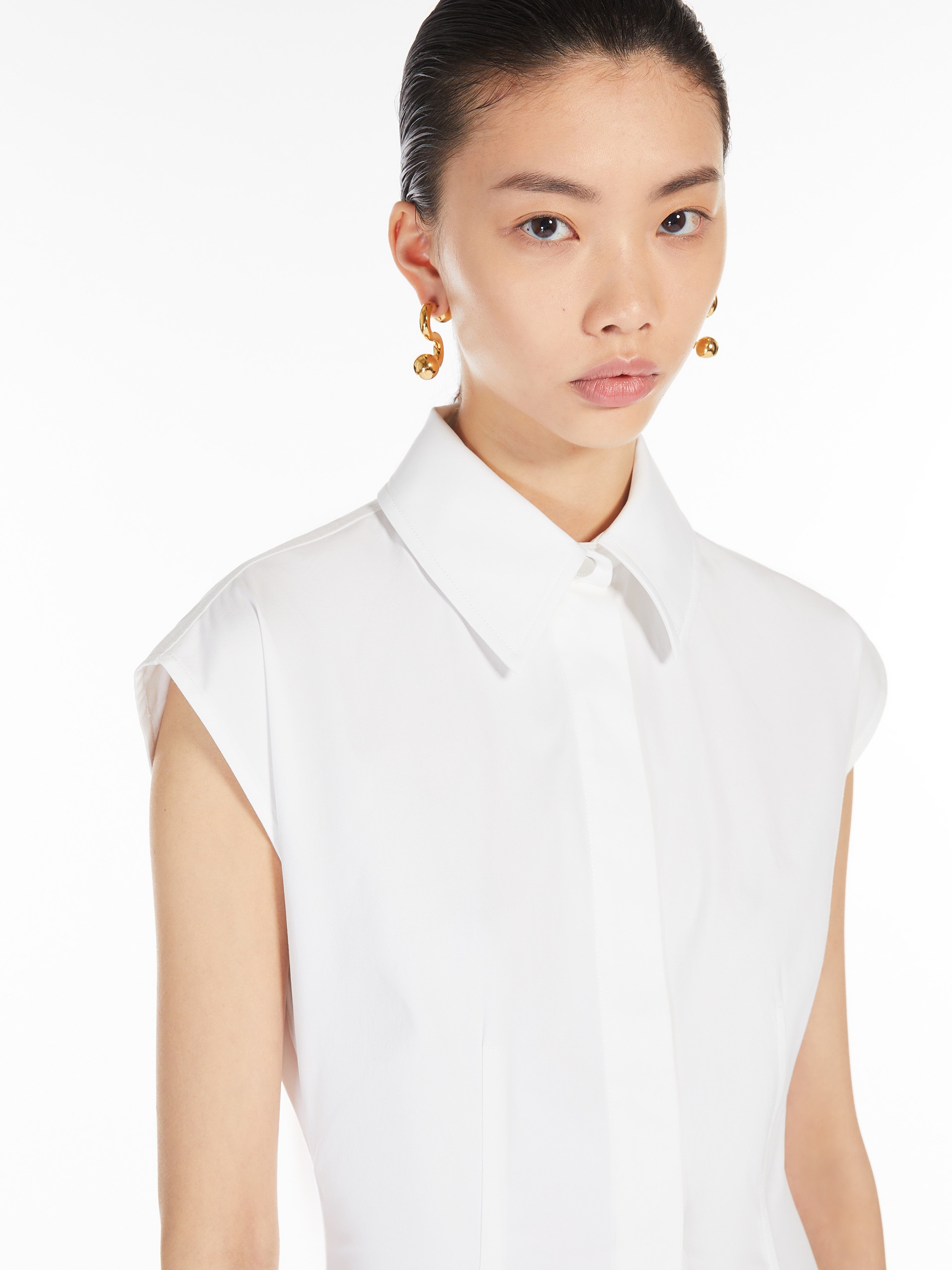 FABIANA Sleeveless cotton dress - 5