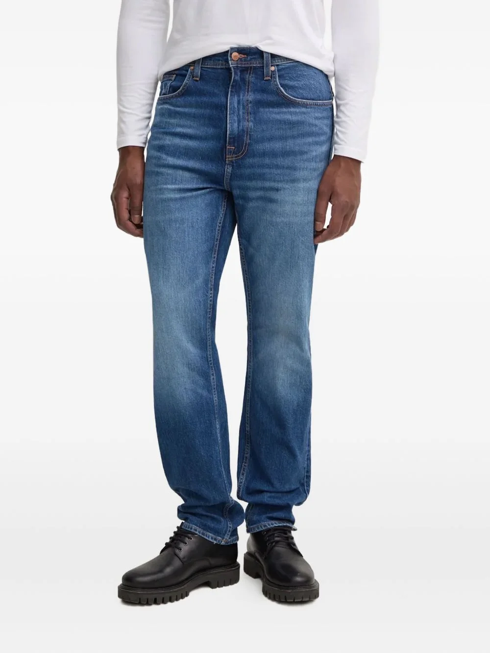 logo-patch jeans - 1