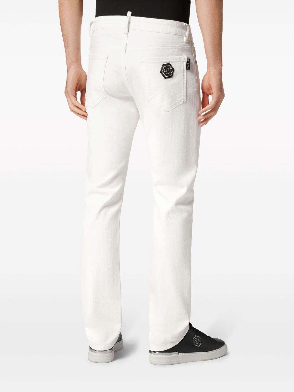 low-rise straight-leg jeans - 2