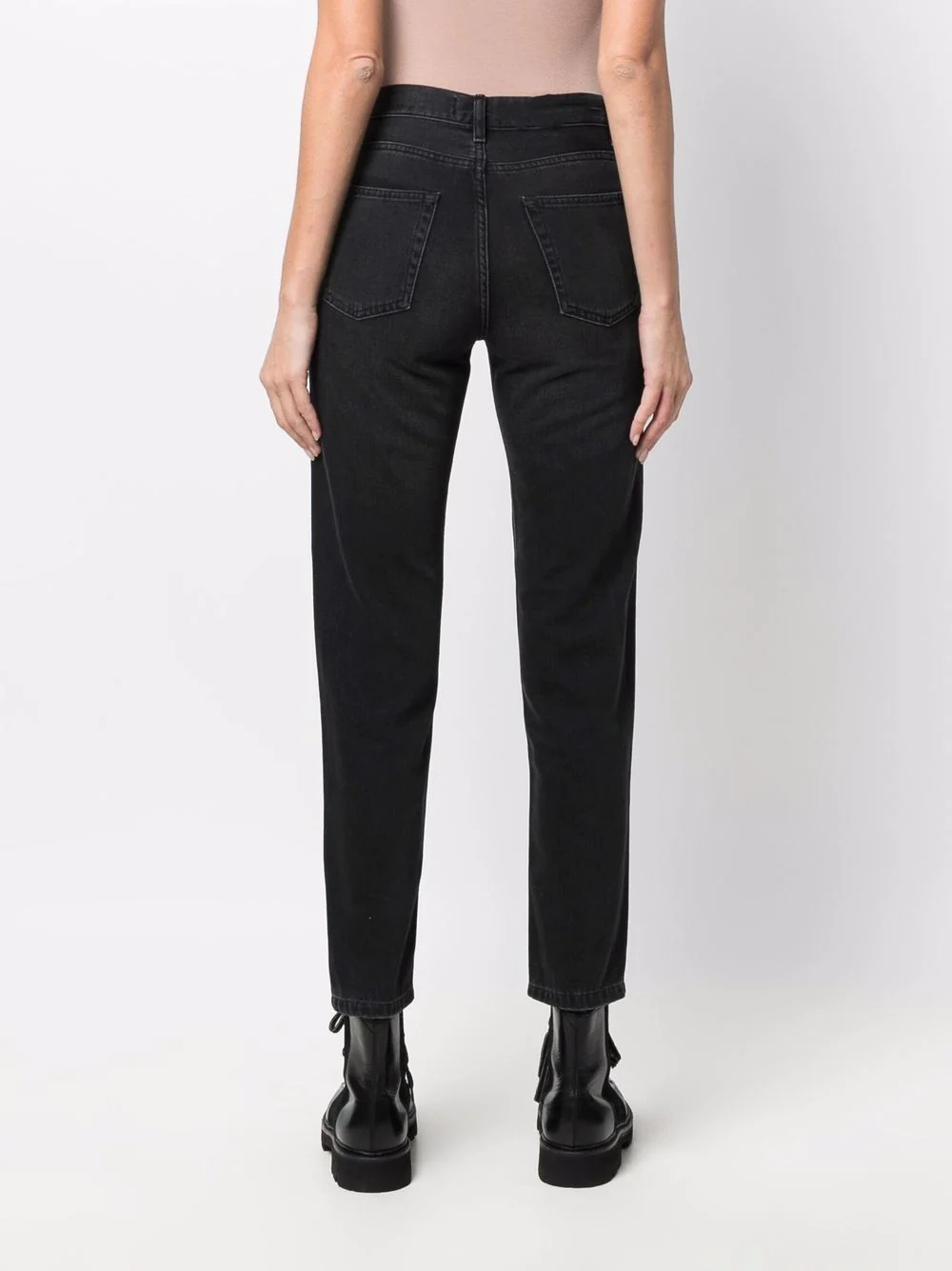 cropped high-rise jeans - 4