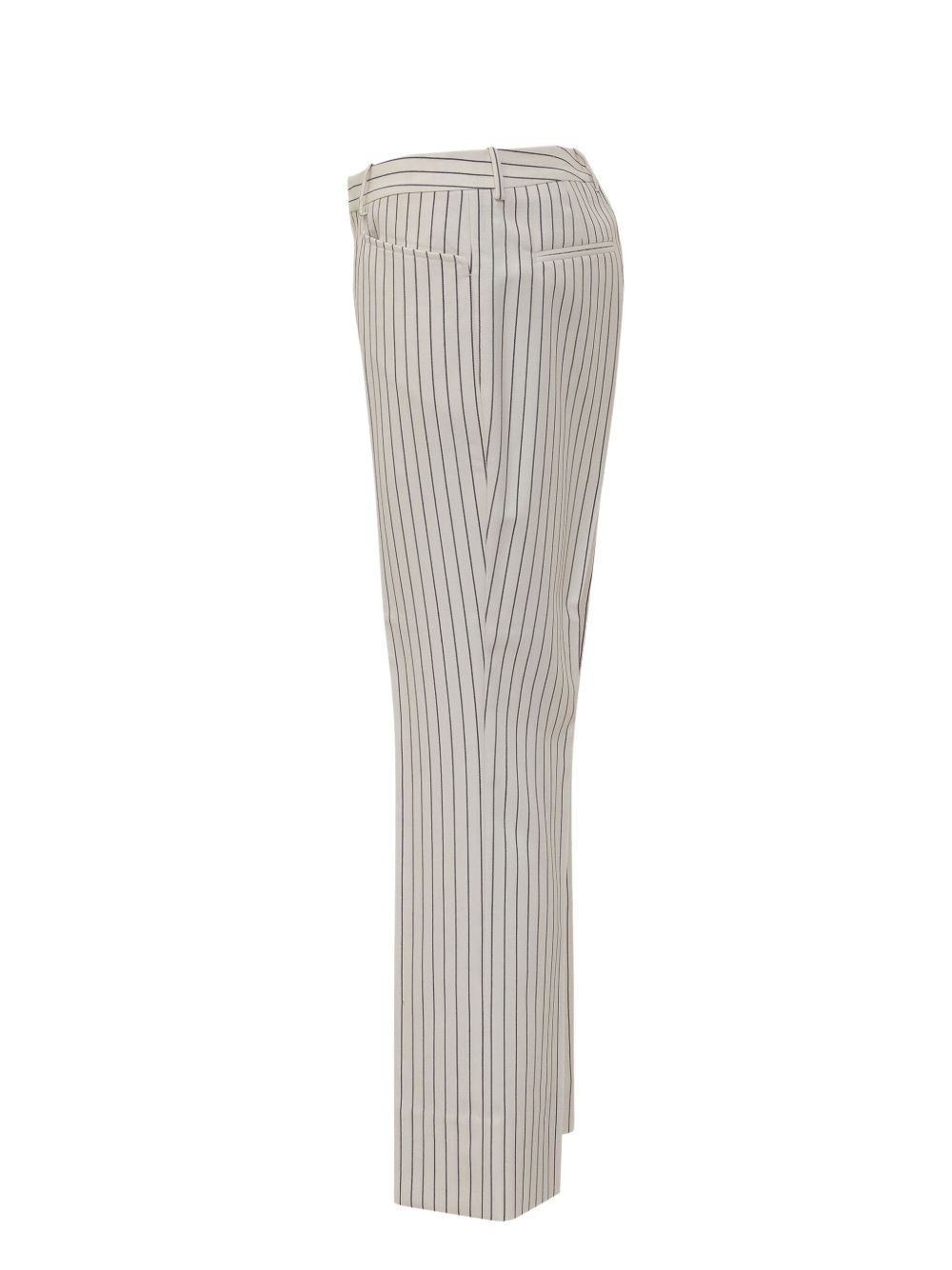 striped wool tailored trousers - 3