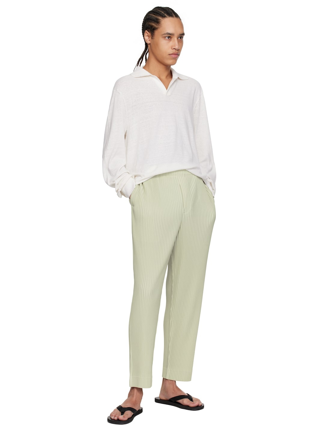 Gray Monthly Color March Trousers - 4