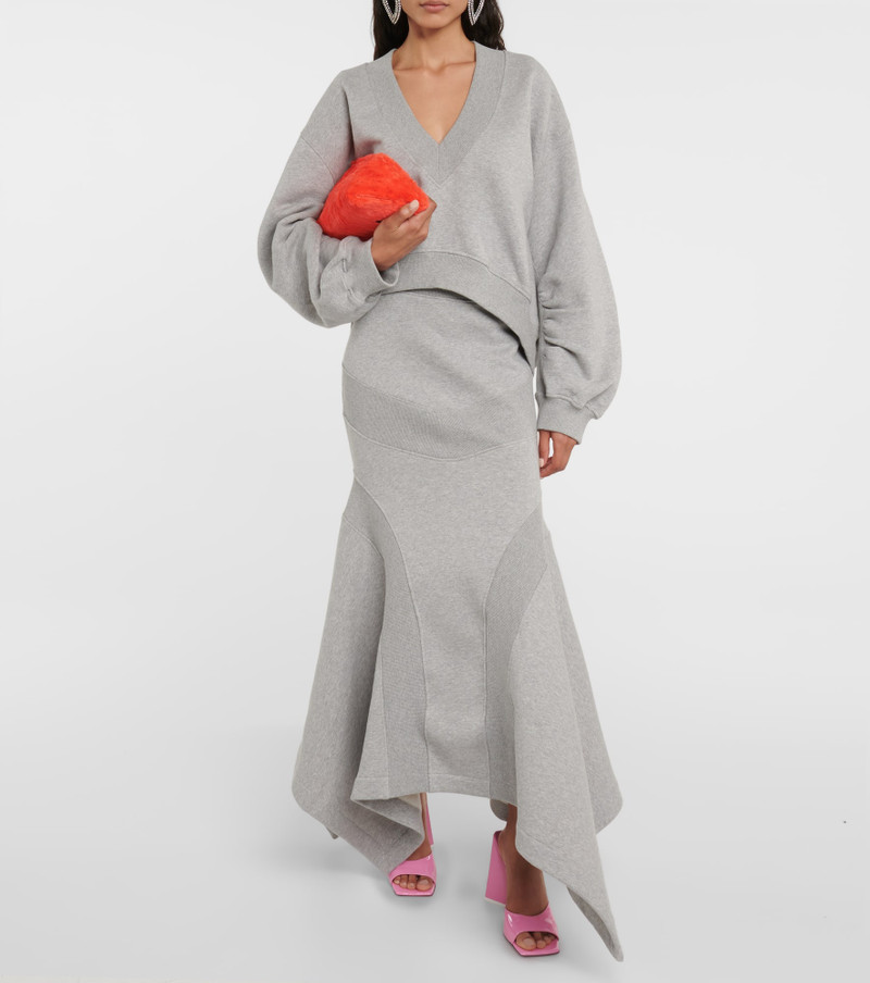 THE ATTICO 8.30 PM faux fur clutch outlook