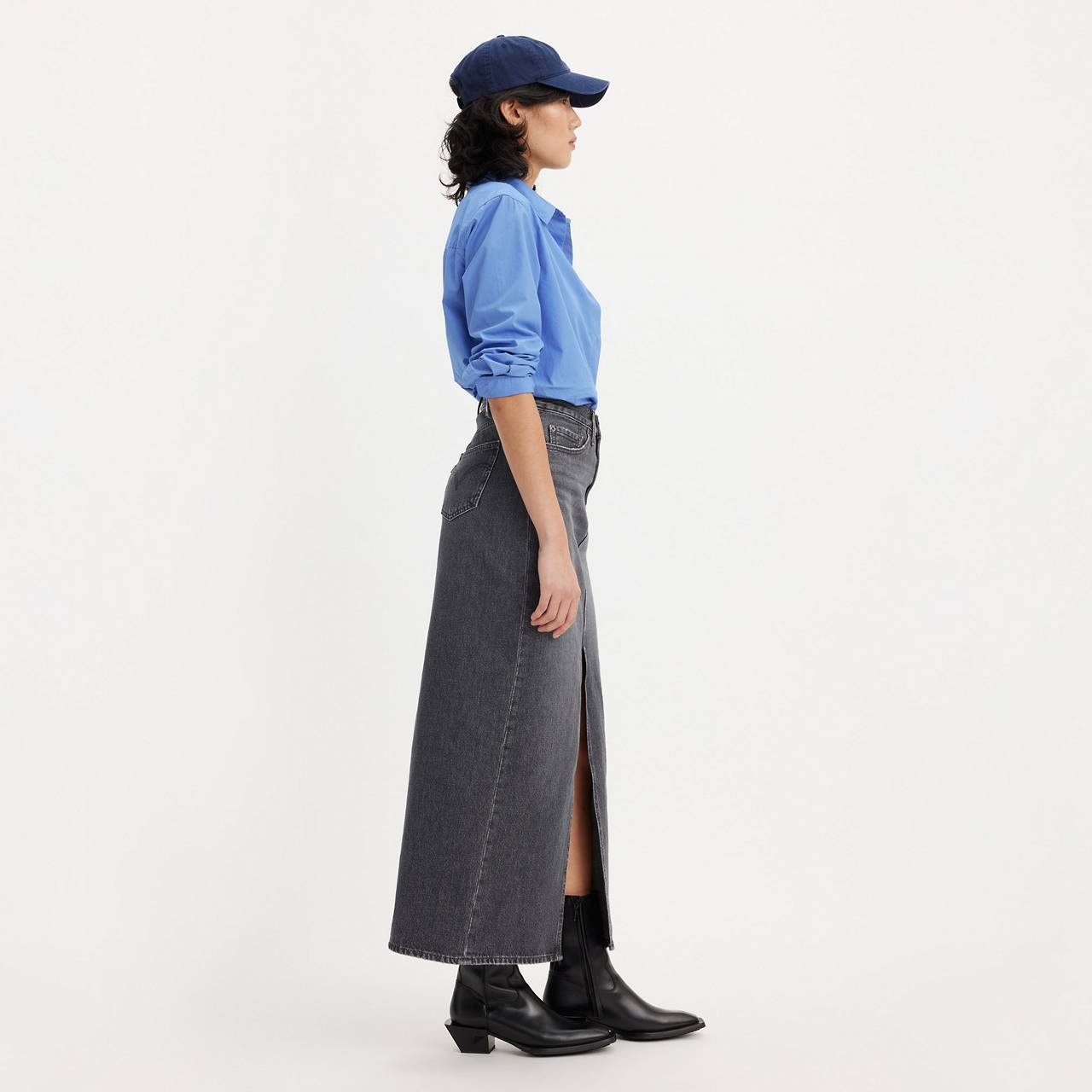 ANKLE COLUMN SKIRT - 6