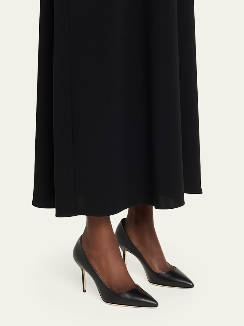 Manolo Blahnik 90mm BB Leather Pumps outlook