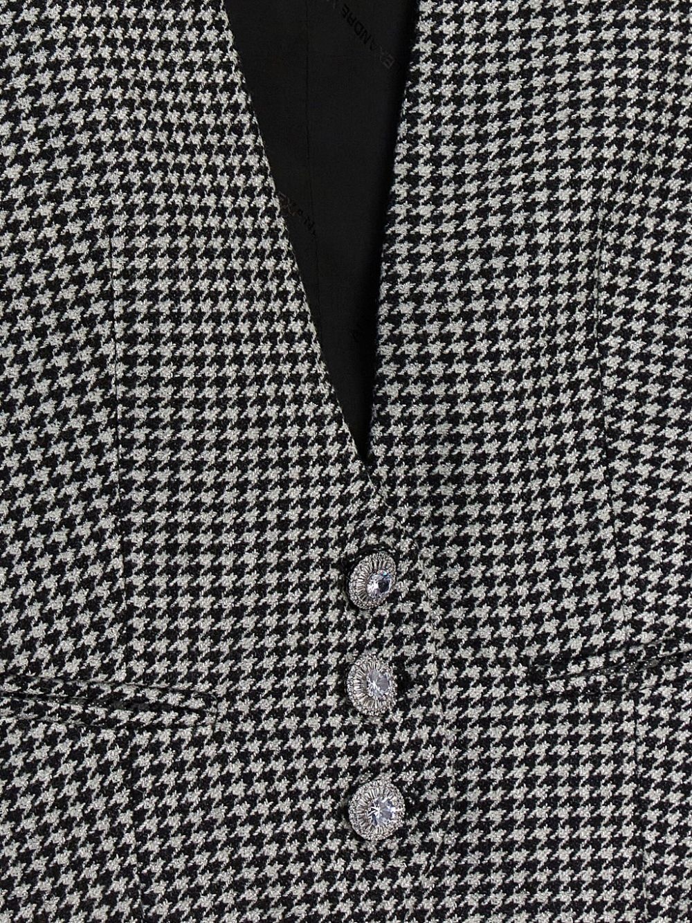 houndstooth waistcoat - 4