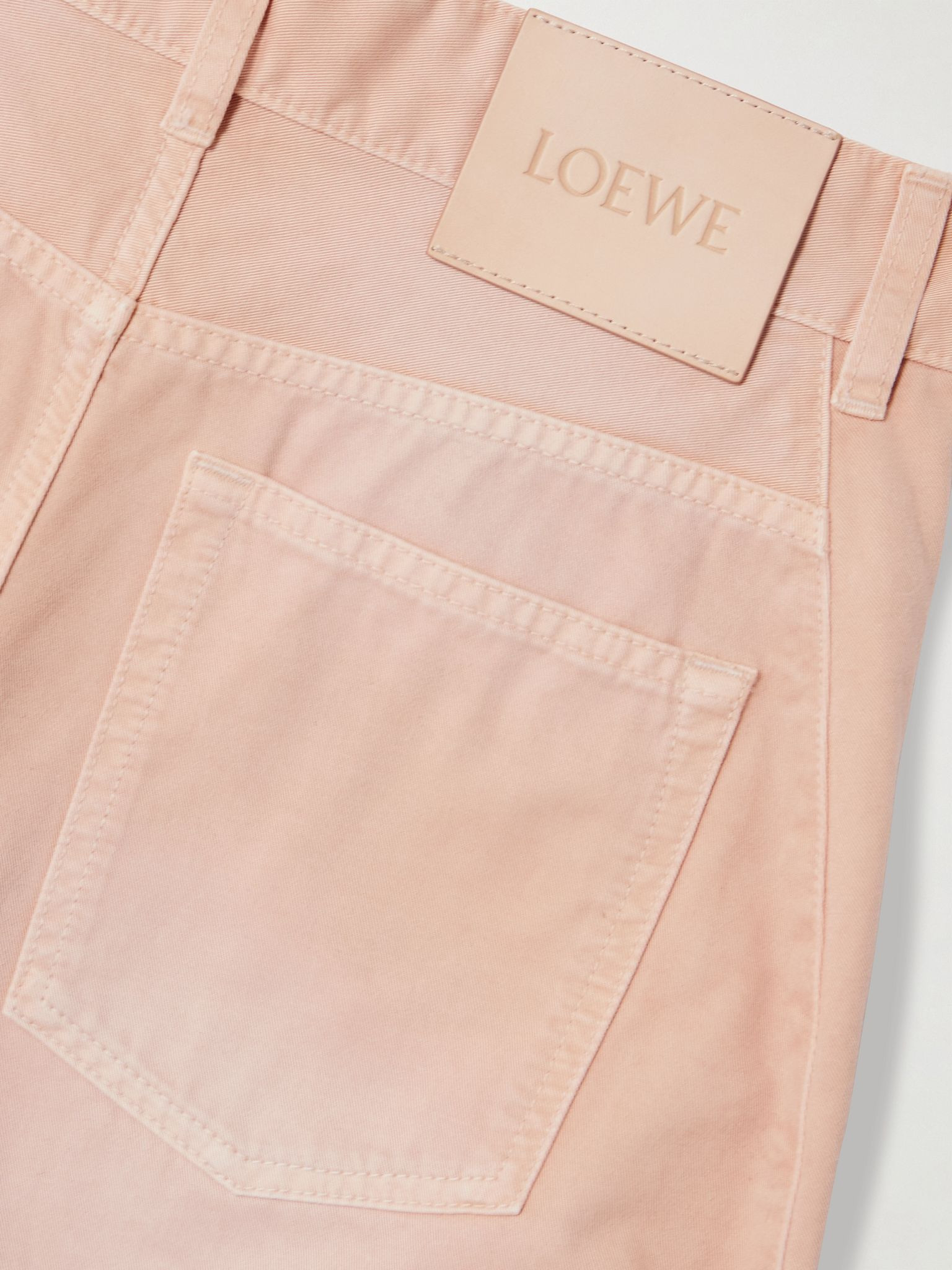 + Paula's Ibiza paneled mid-rise barrel-leg jeans Pastel pink - 6