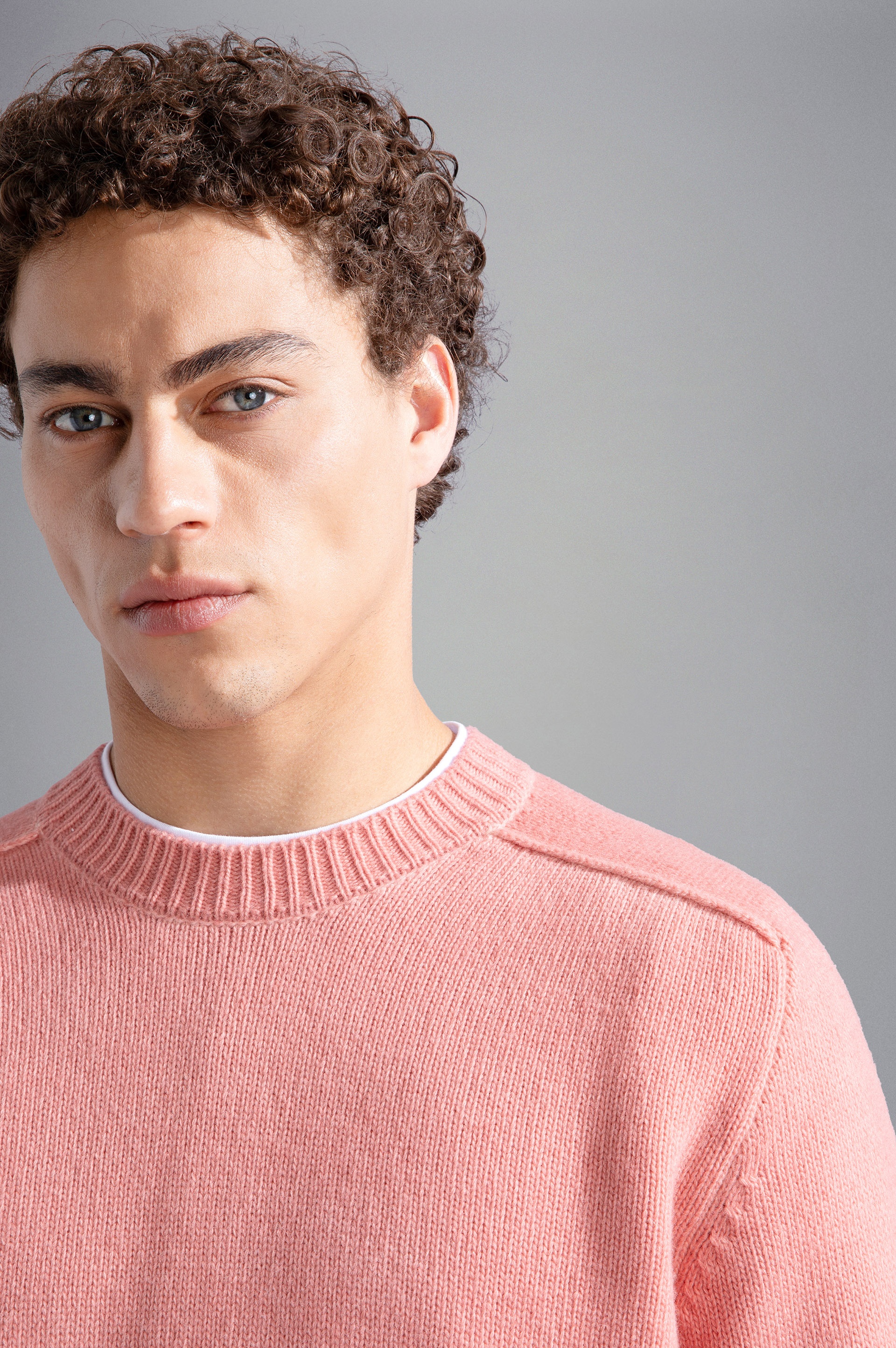 GARMENT DYED RE-WOOL SWEATER - 4
