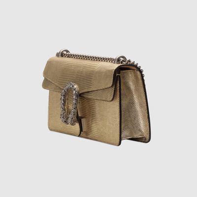 GUCCI Dionysus metallic lizard small shoulder bag outlook