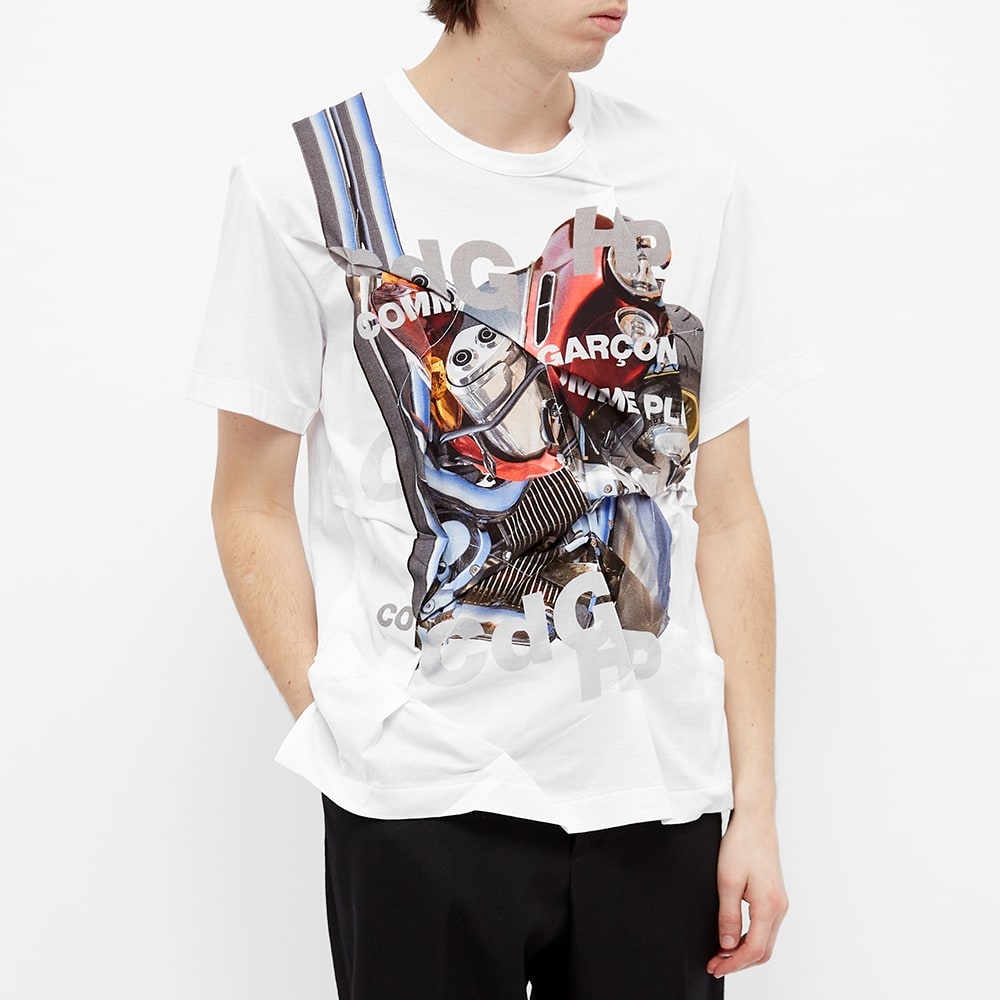 Comme des Garcons Homme Plus Cut And Sew Patchwork Tee - 4