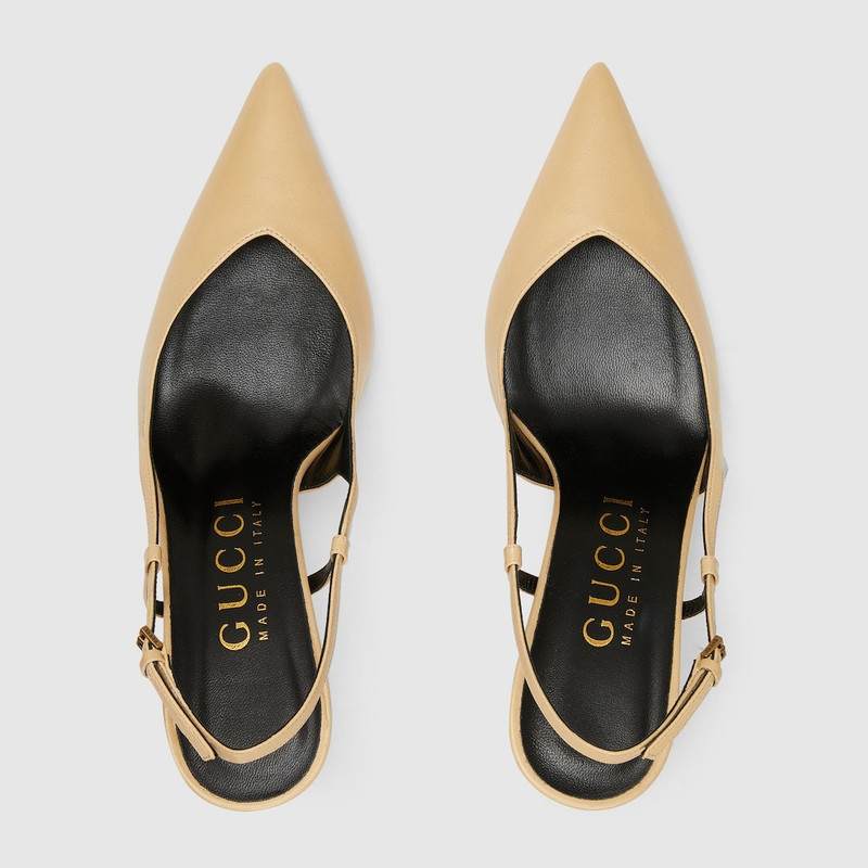 GUCCI Women's slingback heeled pump outlook